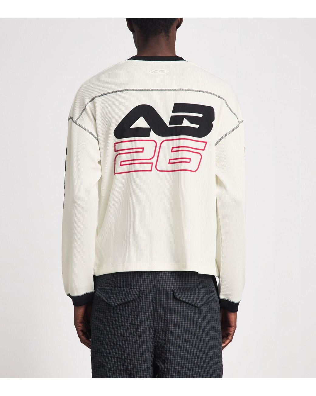 About Blank White Competition Long-Sleeve T-Shirt for men