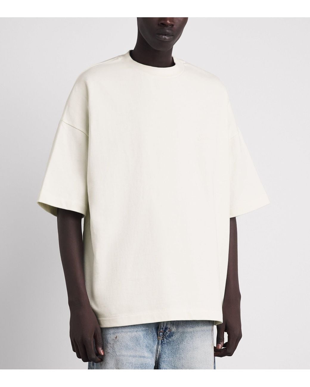 Fear Of God White Cotton '90S Signature T-Shirt for men