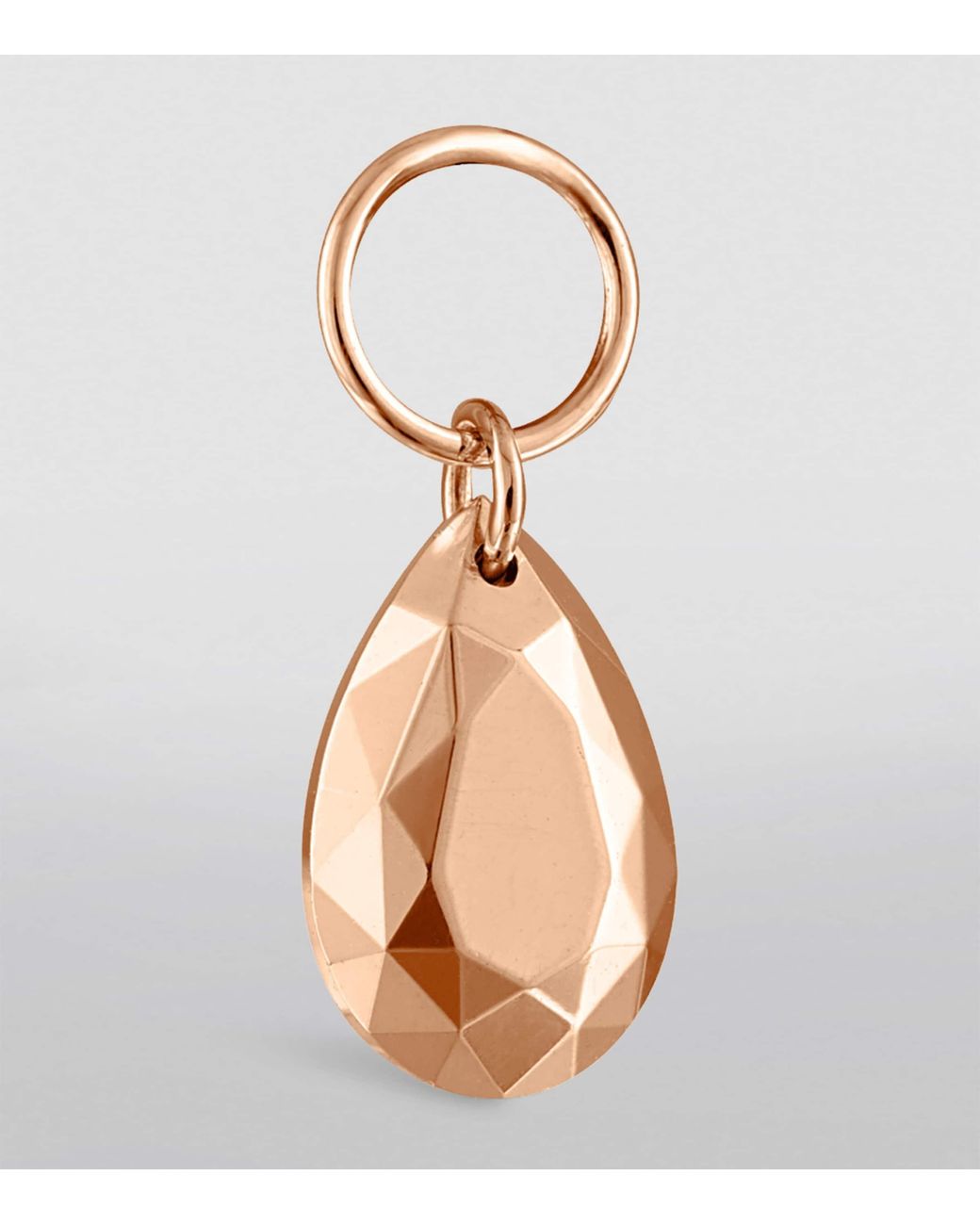 Maria Tash Metallic Faceted Pear Charm