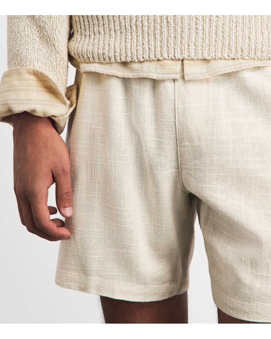 PAIGE Natural Elijah Shorts for men