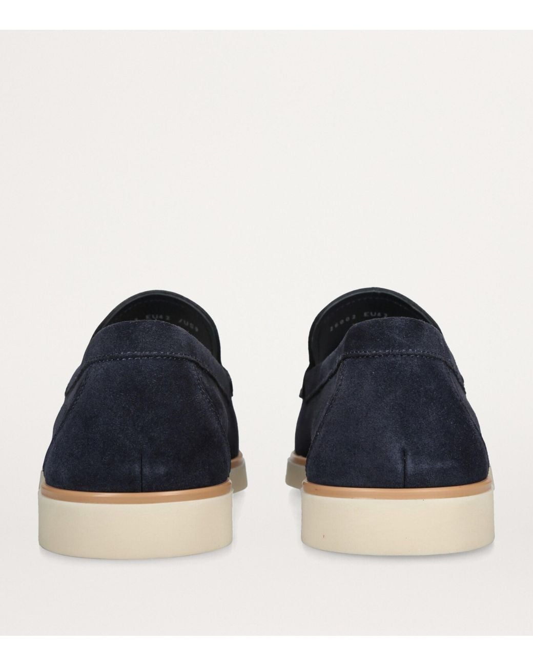 Magnanni Shoes Blue Suede Altea Loafers for men