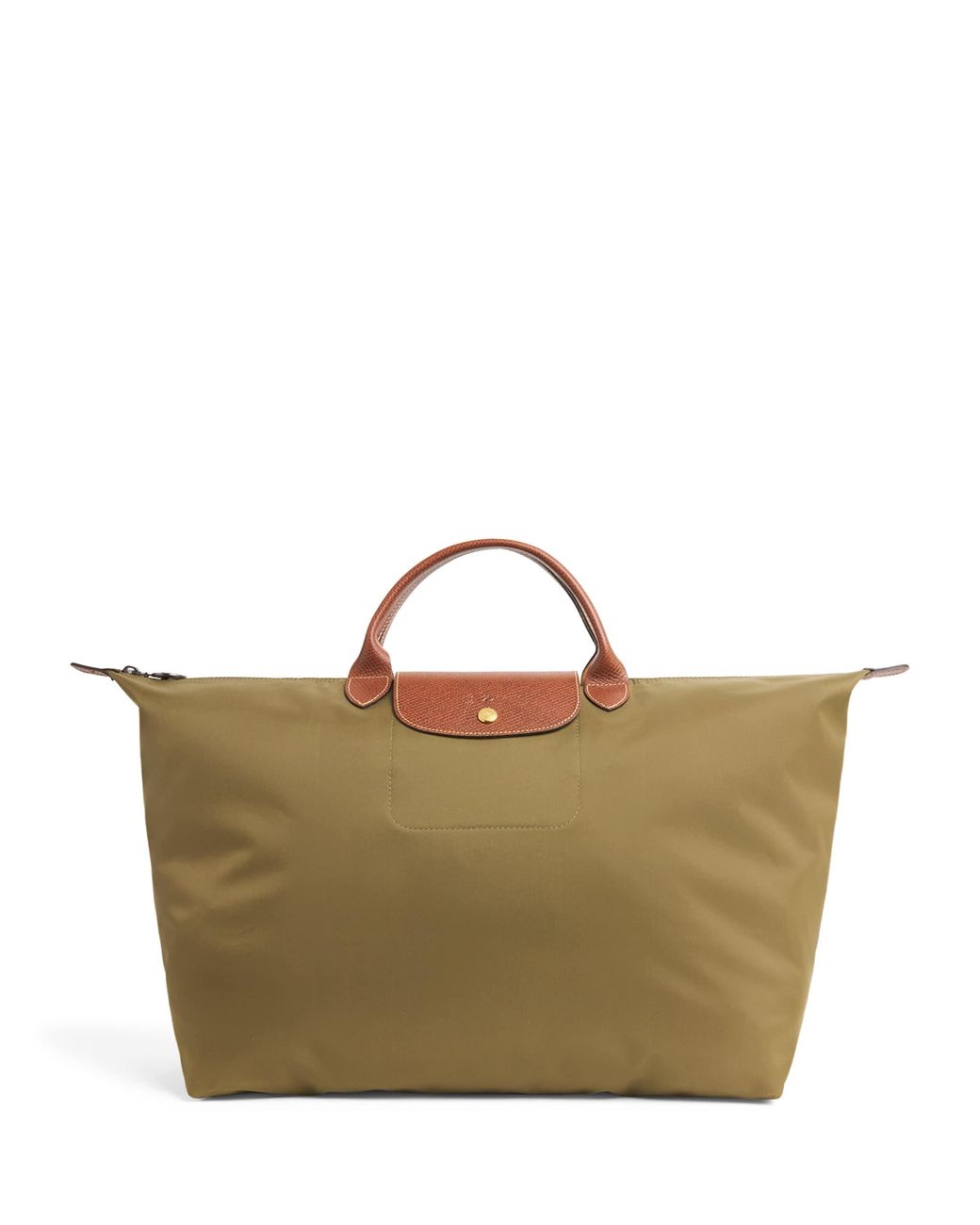 Longchamp Brown Large Le Pliage Original Travel Bag