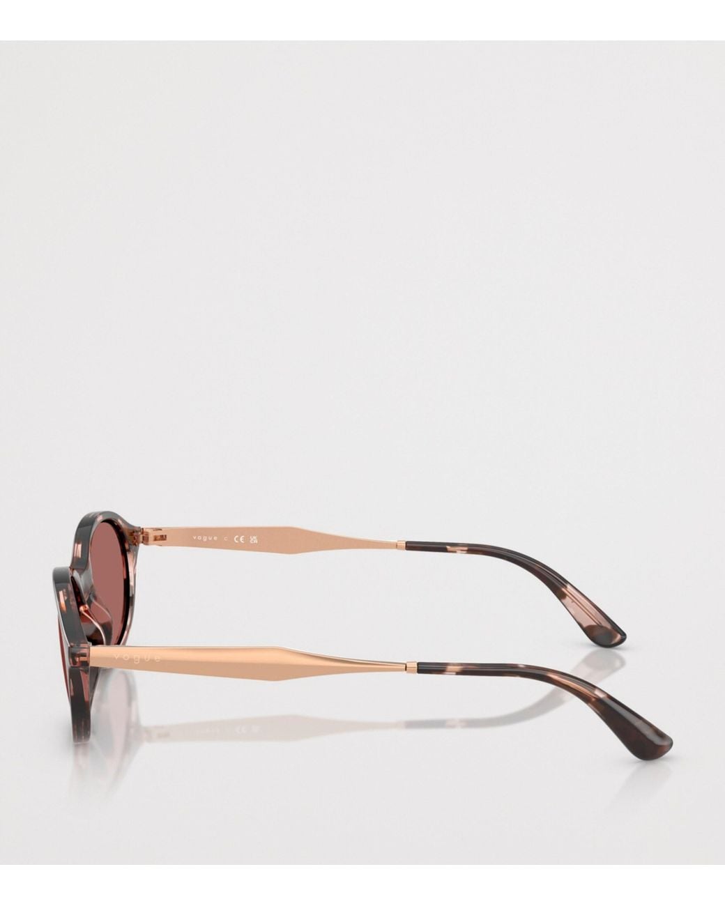 Vogue Pink Oval Sunglasses