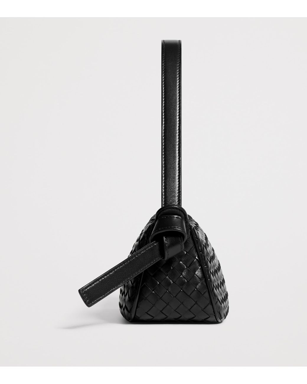 Bottega Veneta Black Nappa Leather Nodo Shoulder Bag