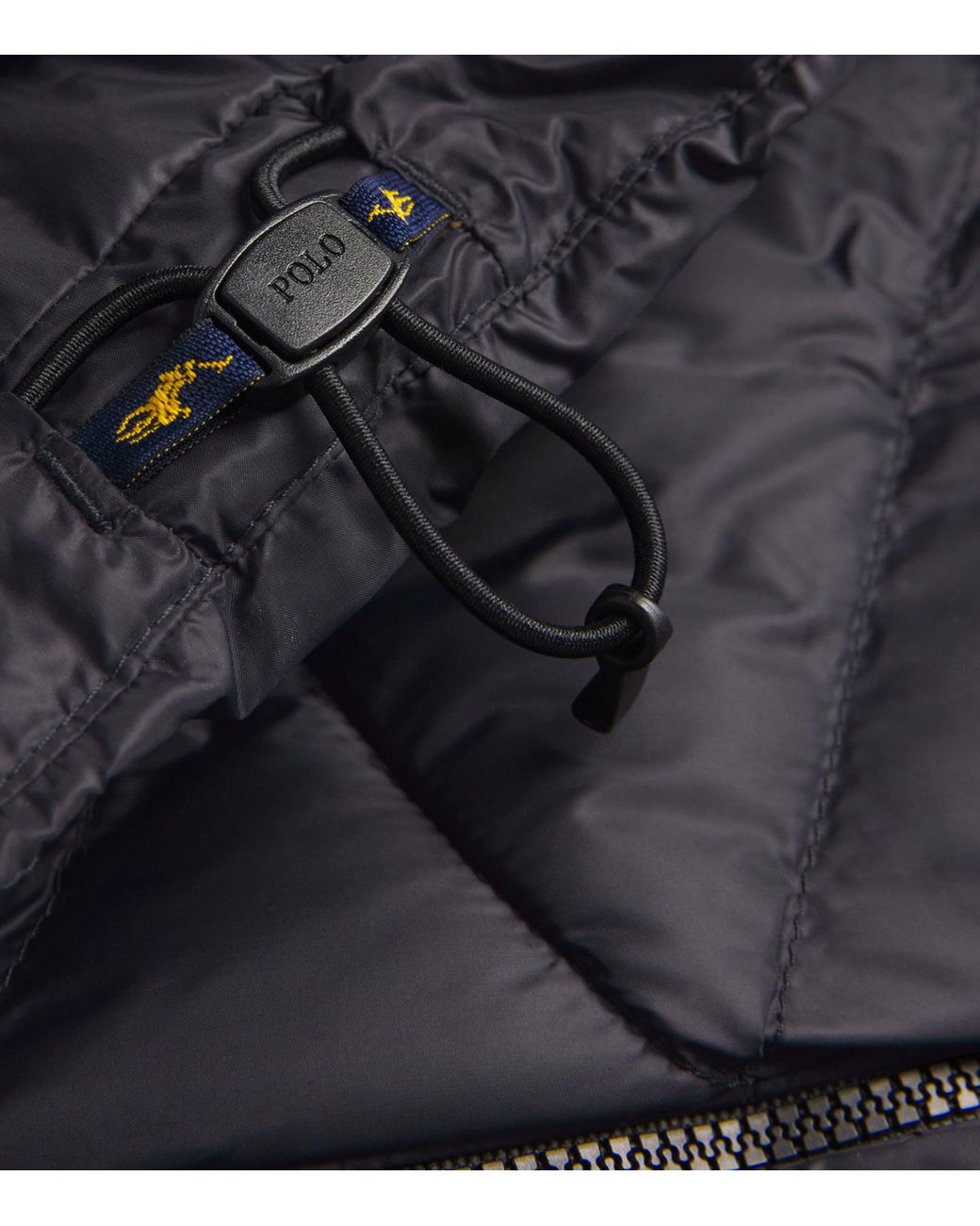 Polo Ralph Lauren Black Polo Pony Puffer Jacket for men