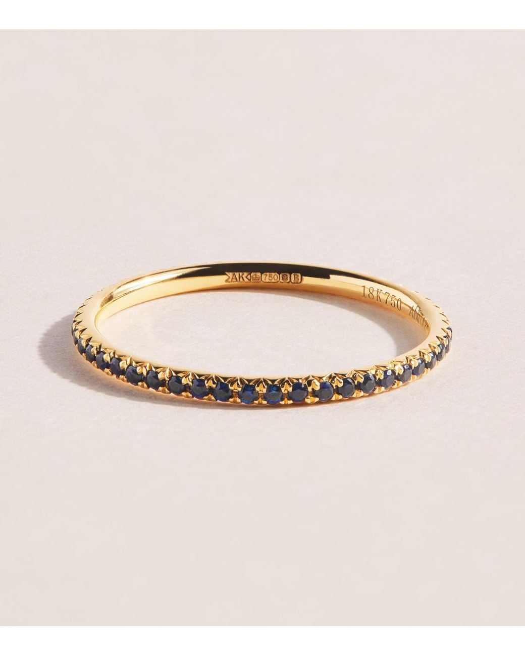 Anita Ko Natural And Sapphire Eternity Ring