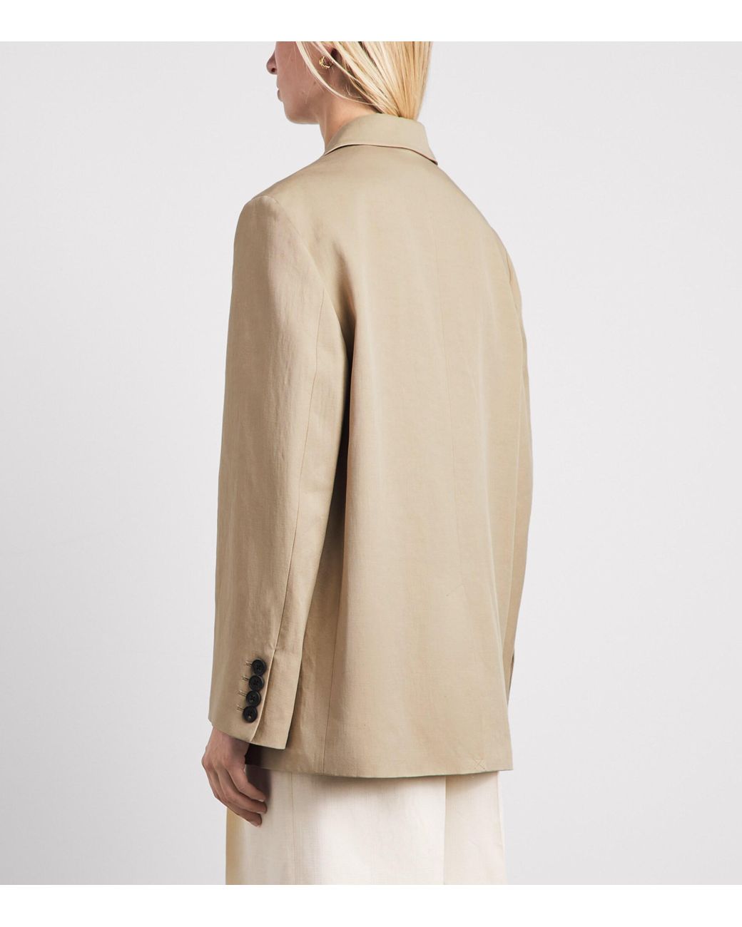 ME+EM Natural Oversized Icon Blazer