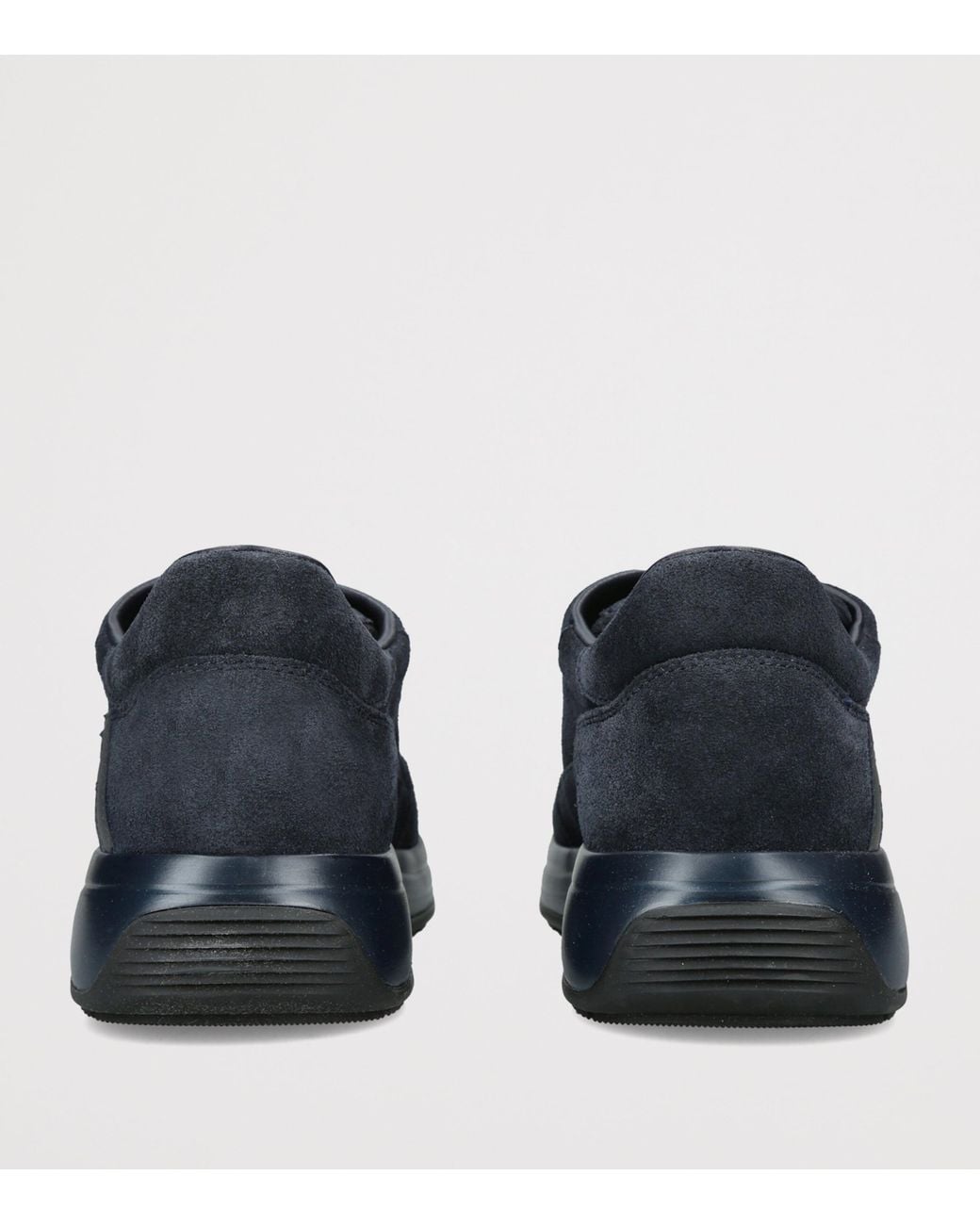 Hogan Blue Suede H719 Allacciato Sneakers for men