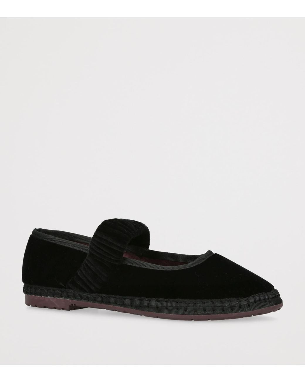 Flabelus Black Velvet Mafalda Espadrilles