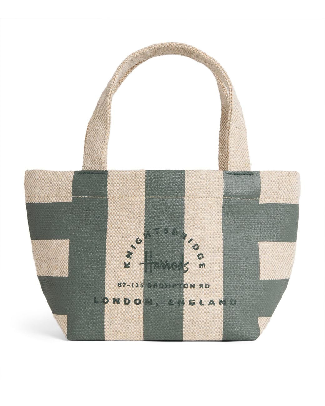 Mini Bagas Harrods Mini Children's Striped Tote Bag in Green | Lyst