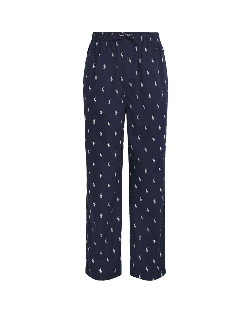 Polo Ralph Lauren Blue Cotton Polo Pony Pyjama Bottoms for men