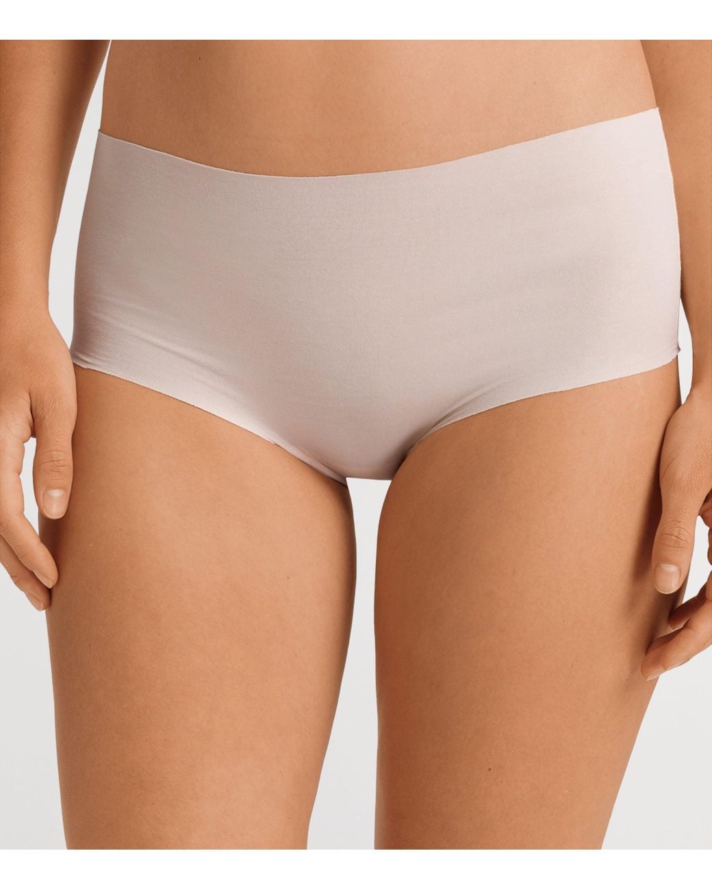 Hanro White Invisible Cotton Maxi Briefs