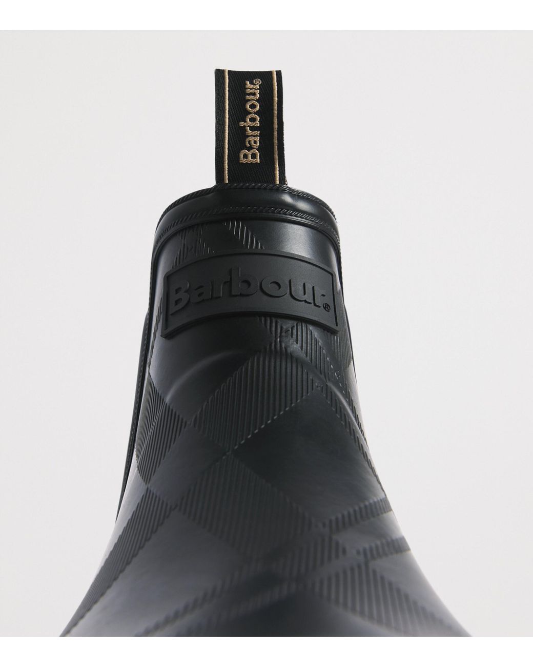 Barbour Black Breacon Chelsea Ankle Wellington Boots for men