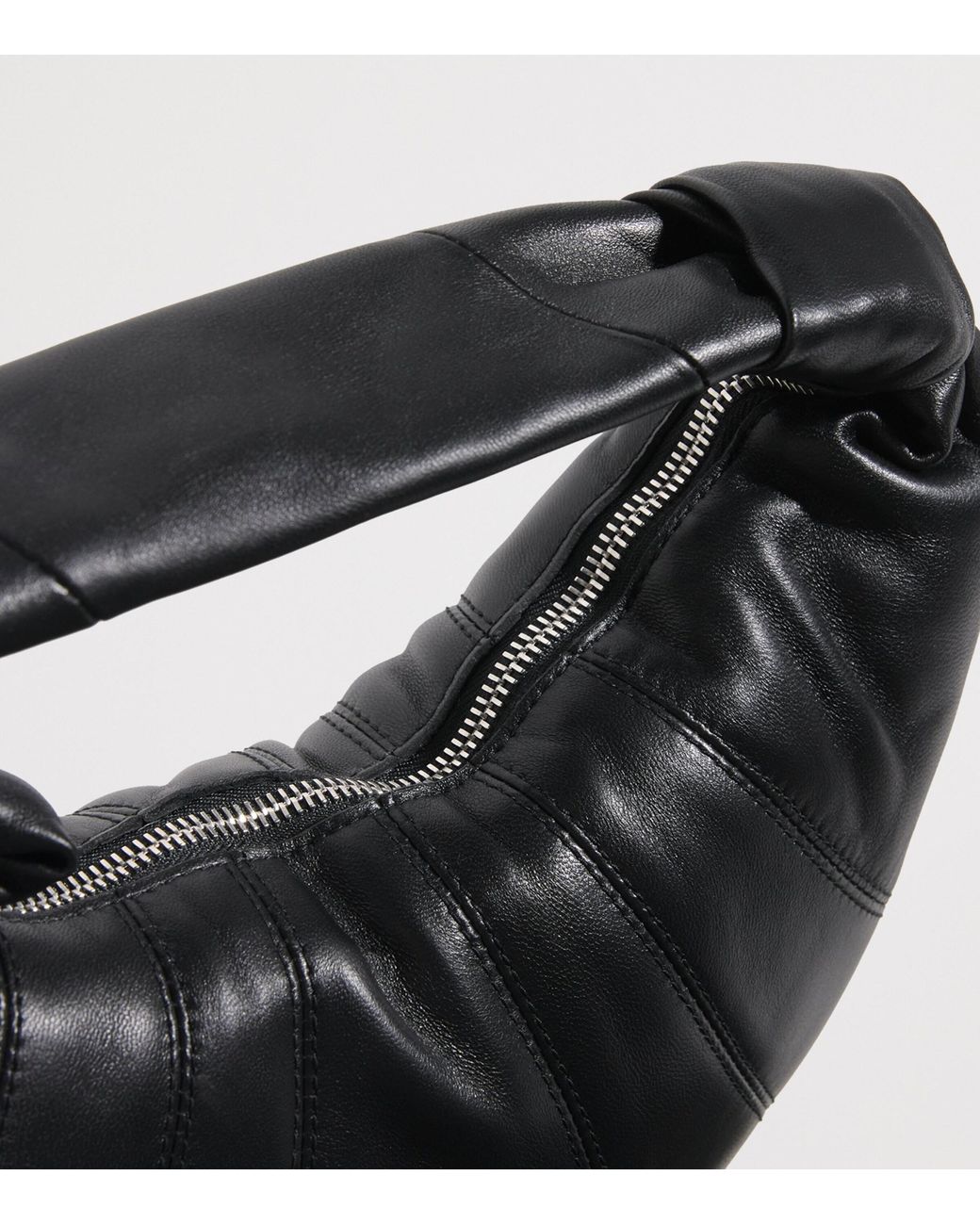 Lemaire Black Mini Lambskin Fortune Croissant Shoulder Bag