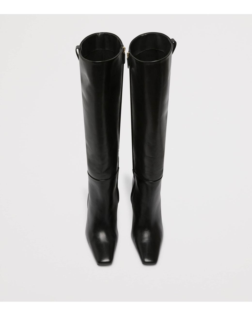 Marella Black X Cora Corré Leather Knee-High Boots