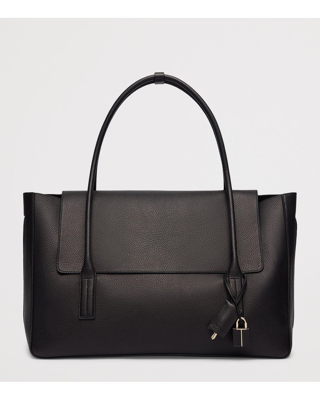 Tom Ford Black Leather Eclipse Shoulder Bag