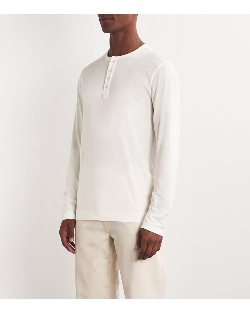 PAIGE Multicolor Long-Sleeved Henley Top for men