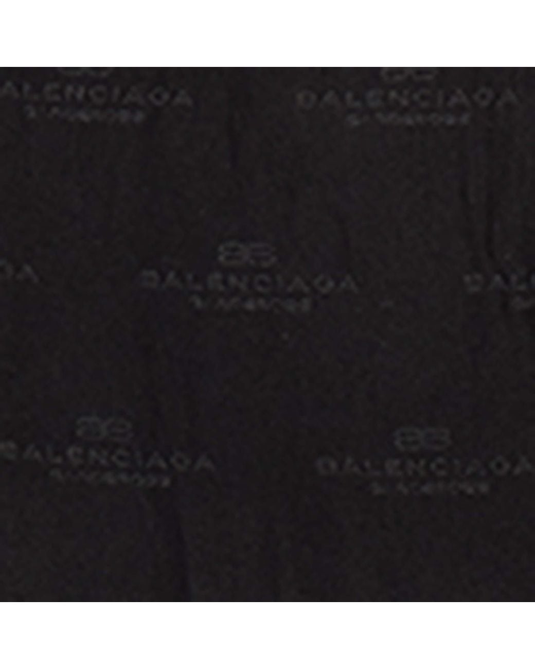 Balenciaga Blue Silk Logo Print Shirt