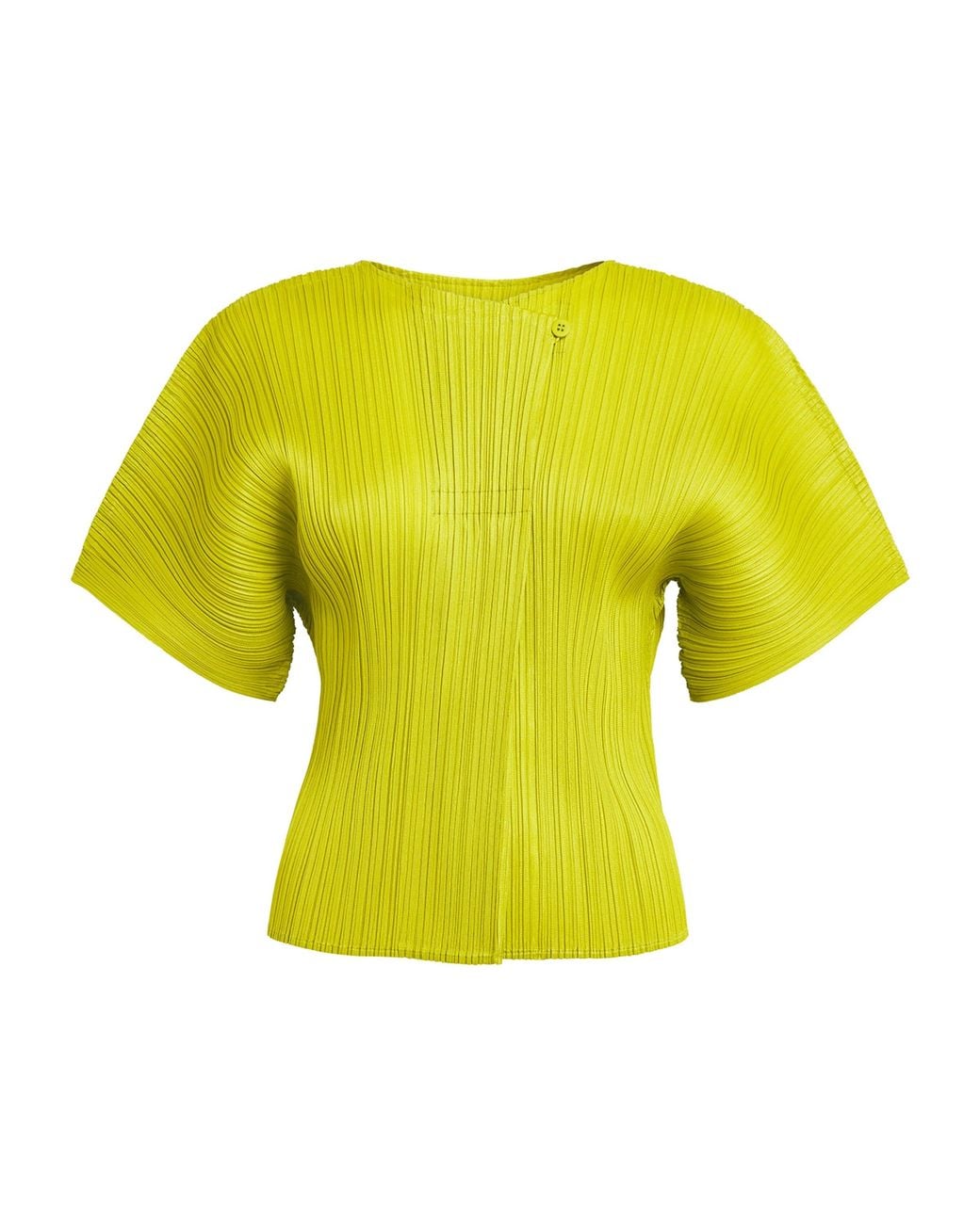 Pleats Please Issey Miyake Yellow Monthly Colors June Top