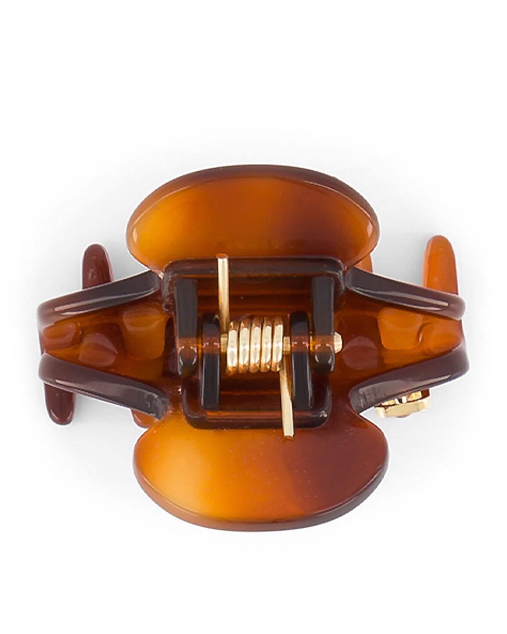 Alexandre De Paris Orange Timeless Saint Germain Claw Hair Clip
