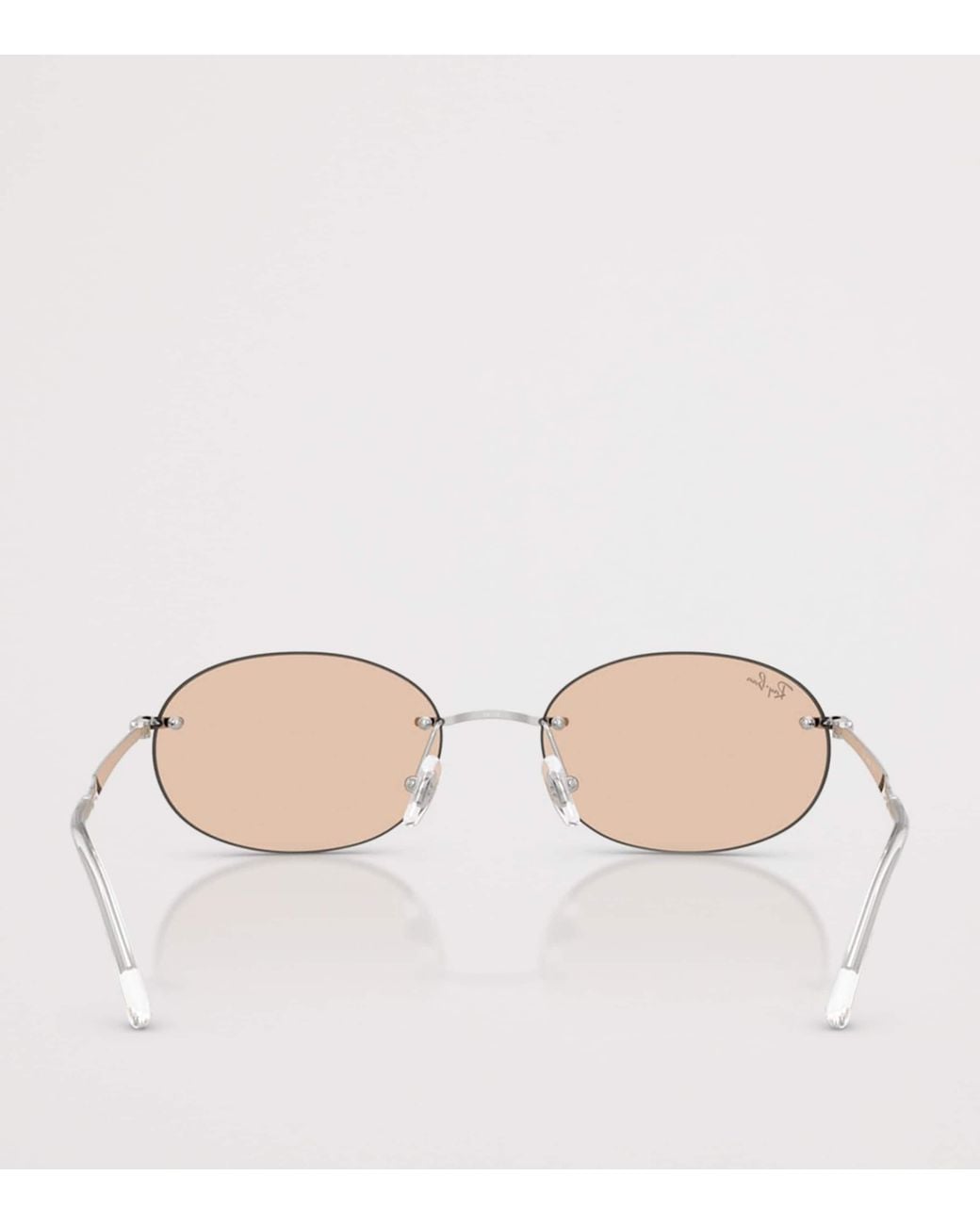 Ray-Ban Natural Rb3767 Metal Oval Sunglasses