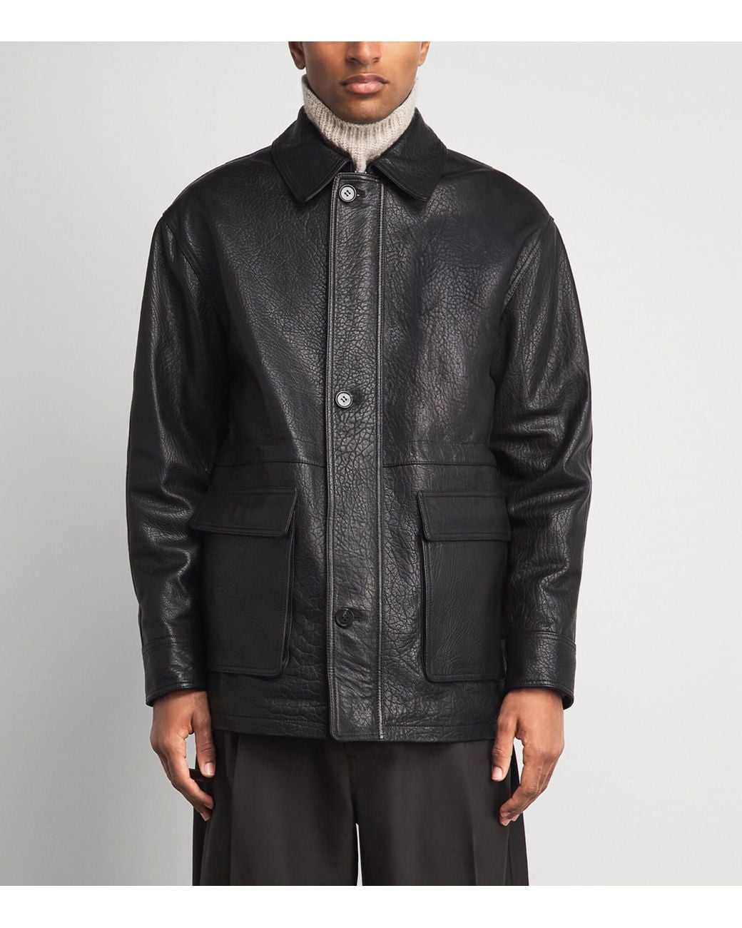 Arma Black Lambskin Mavis Jacket for men