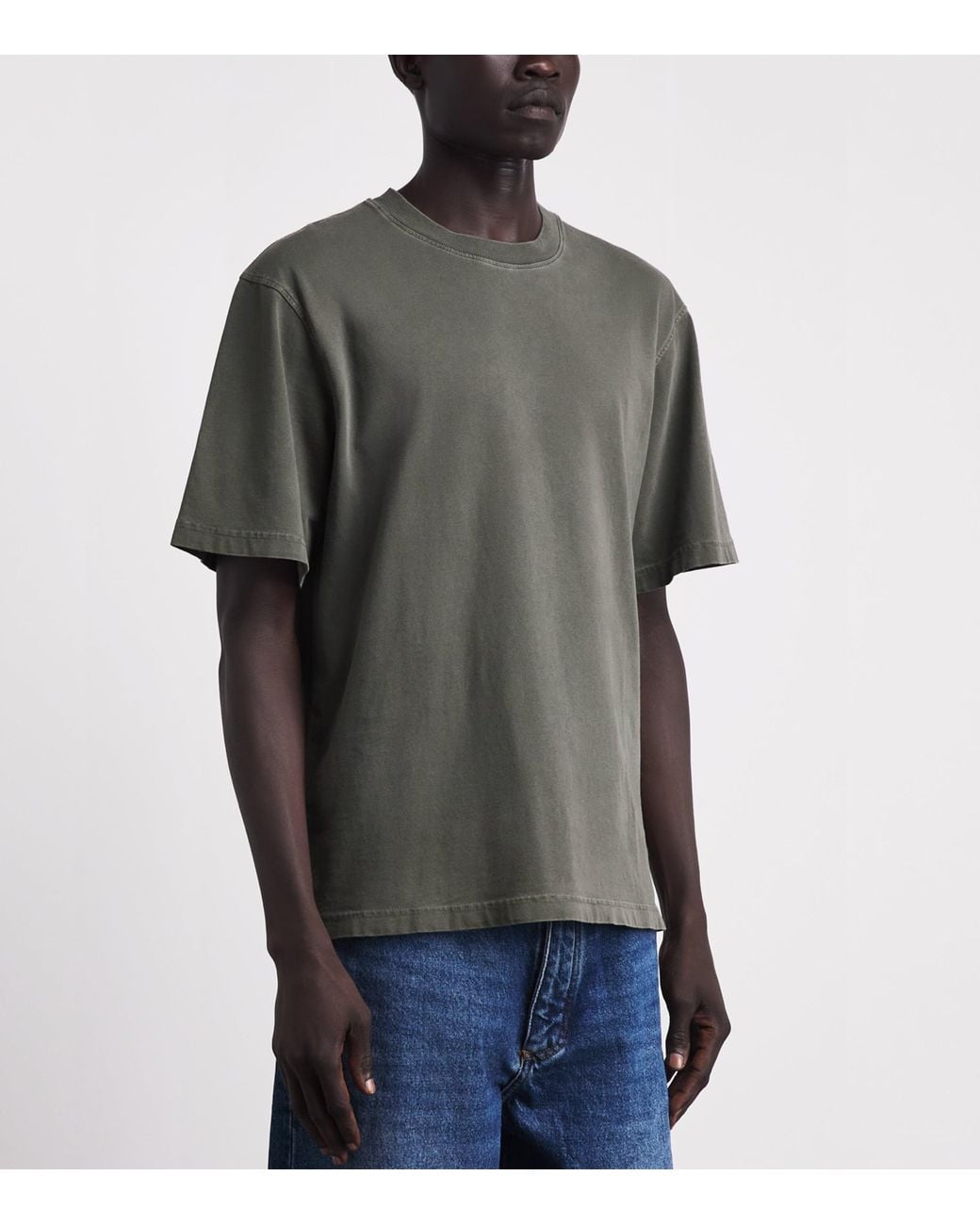 Agolde Gray Cotton Asha T-Shirt for men