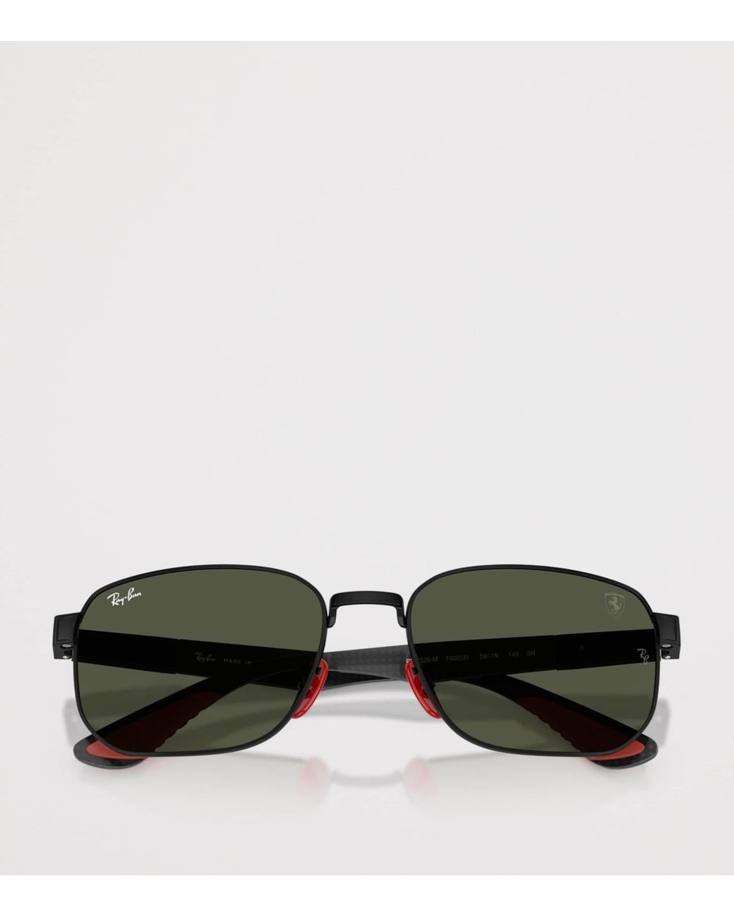 Ray-Ban Green Scuderia Ferrari Square Sunglasses