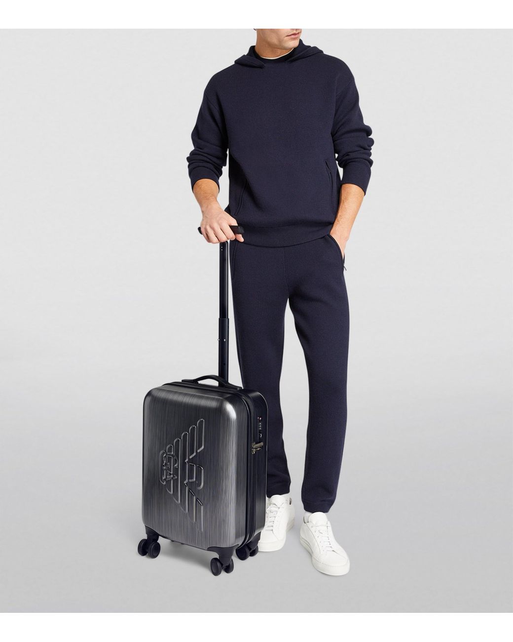 Emporio Armani Blue Logo Suitcase