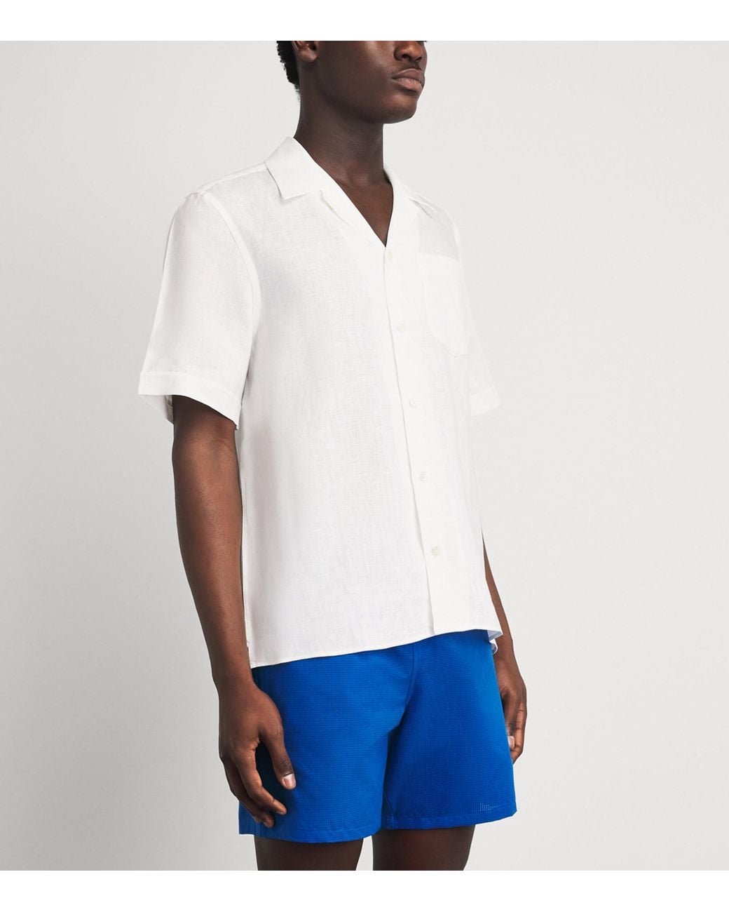 Vilebrequin White Linen Charli Shirt for men
