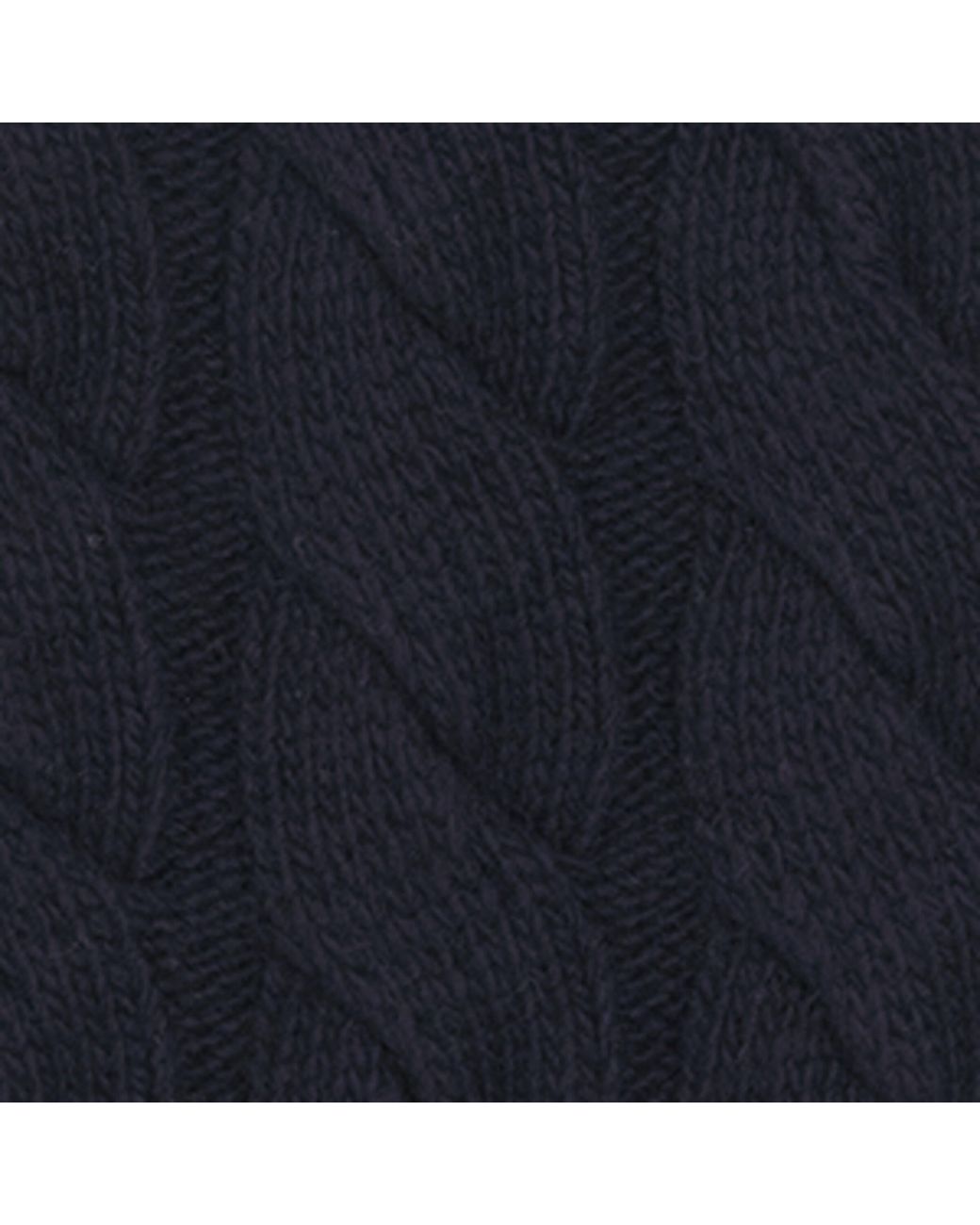 Polo Ralph Lauren Blue Wool Cable-Knit Scarf