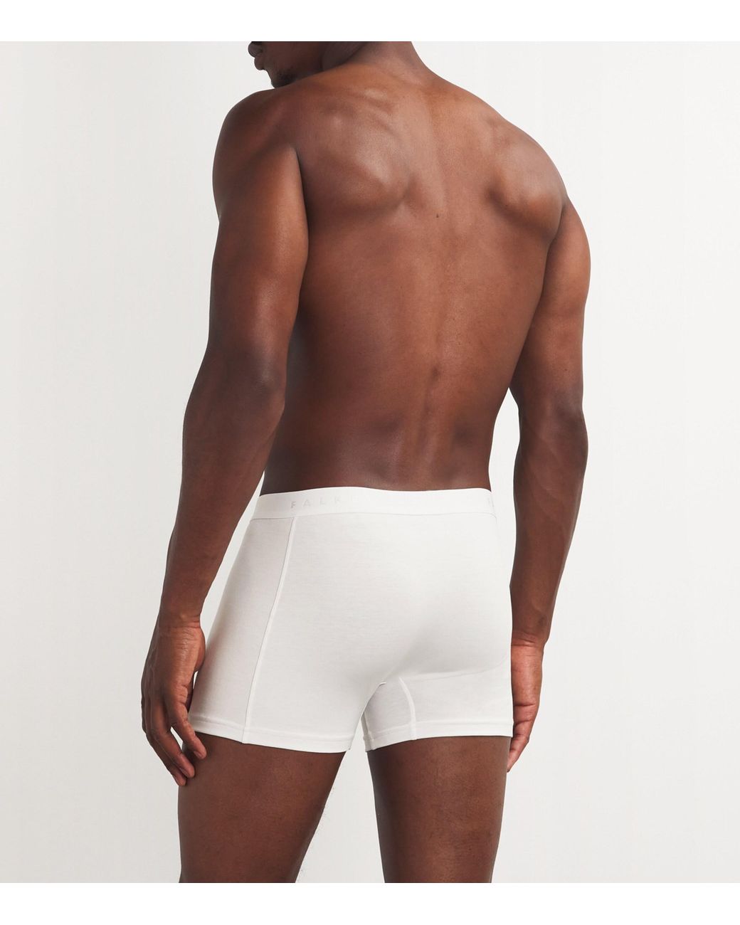 Falke White Daily Comfort Boxer Briefs for men