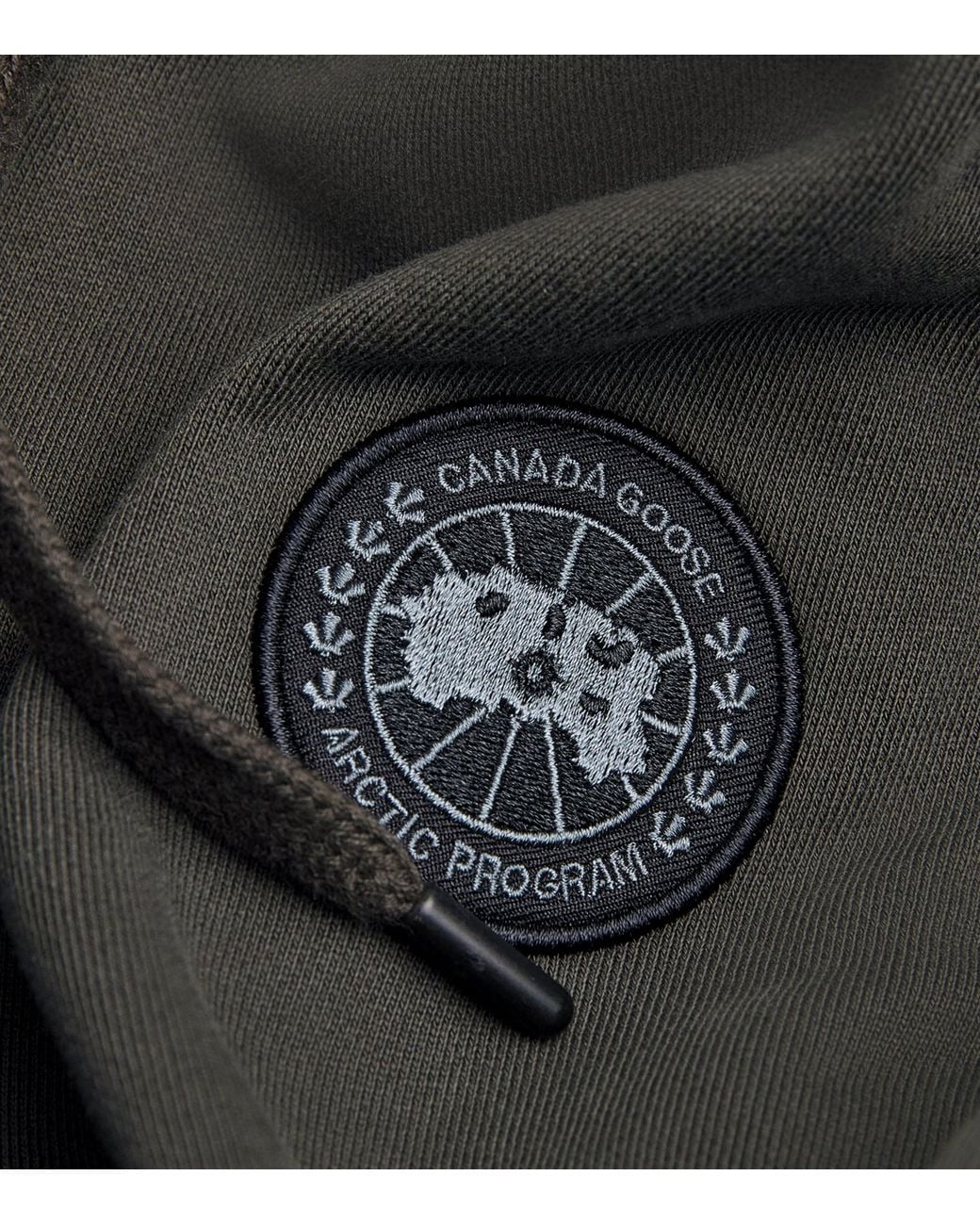 Canada Goose Gray Cotton Huron Sweatpants for men