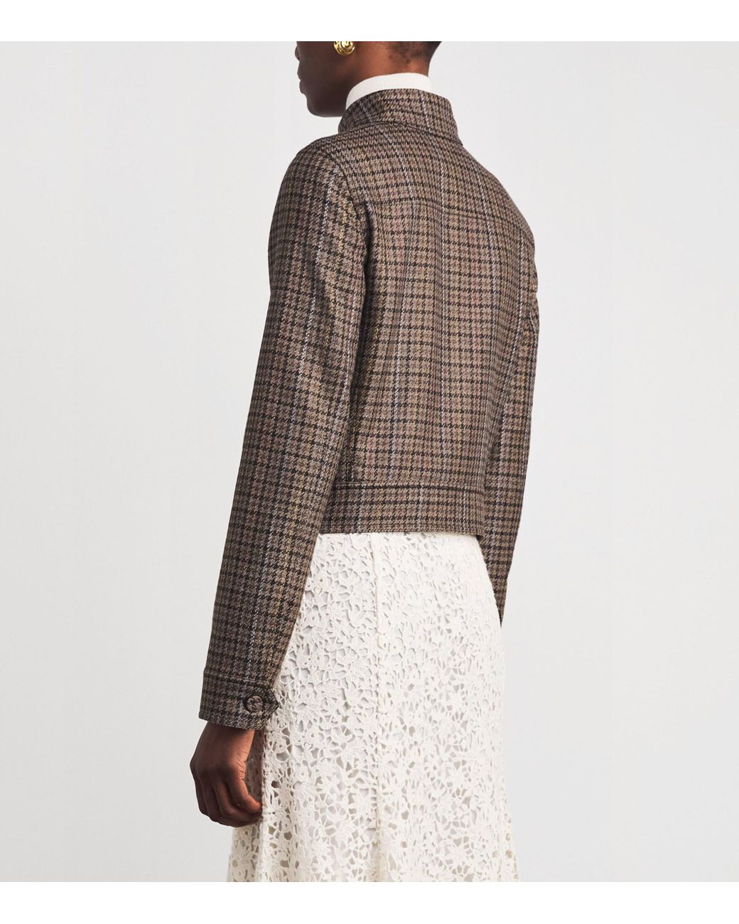 Gabriela Hearst Brown Wool-Silk Thereza Jacket