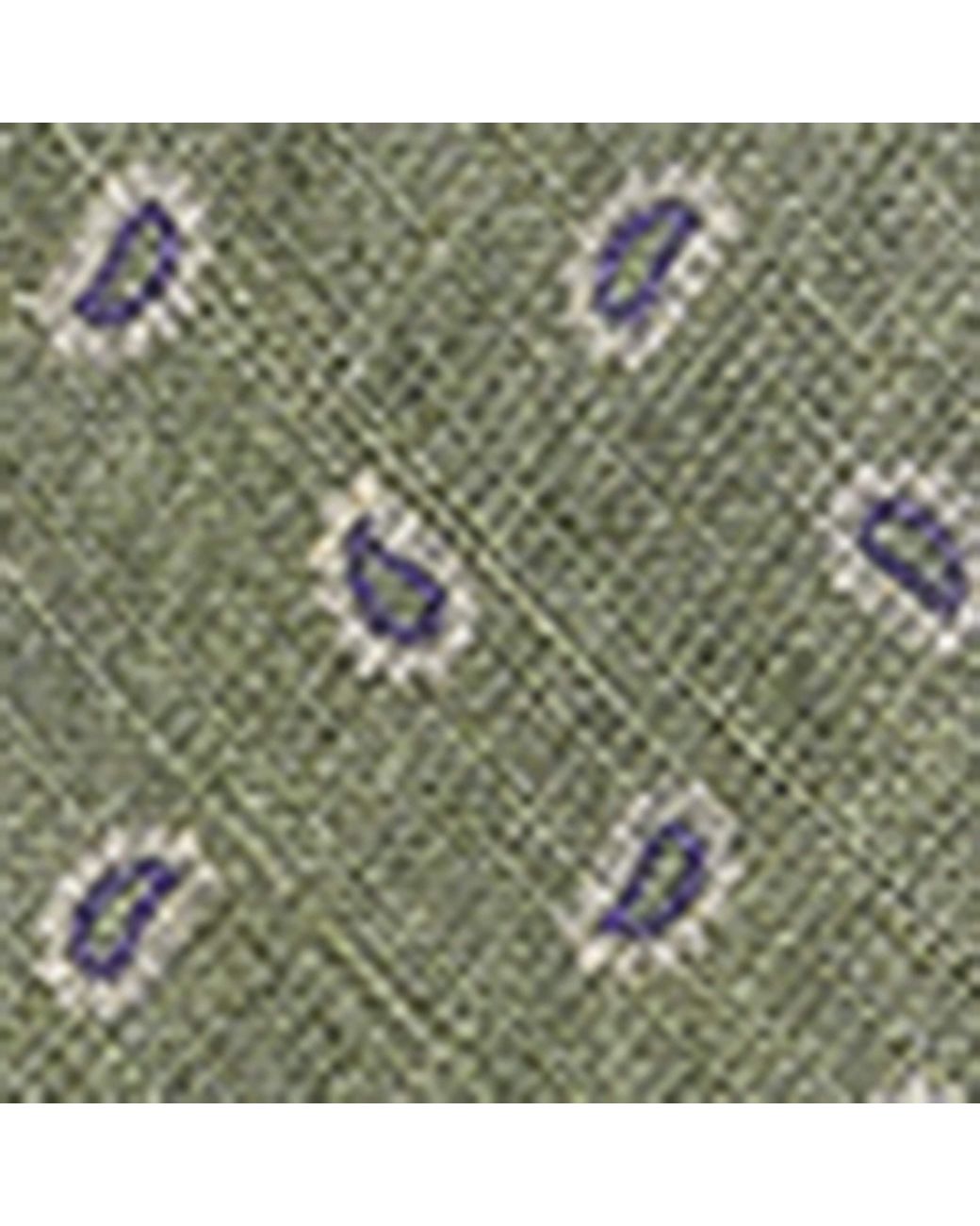 Polo Ralph Lauren Green Silk Paisley Print Tie for men