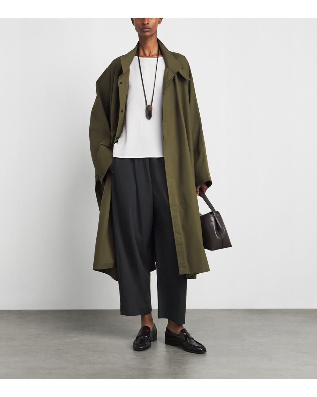 Eskandar Black Stretch-Wool Japanese Trousers
