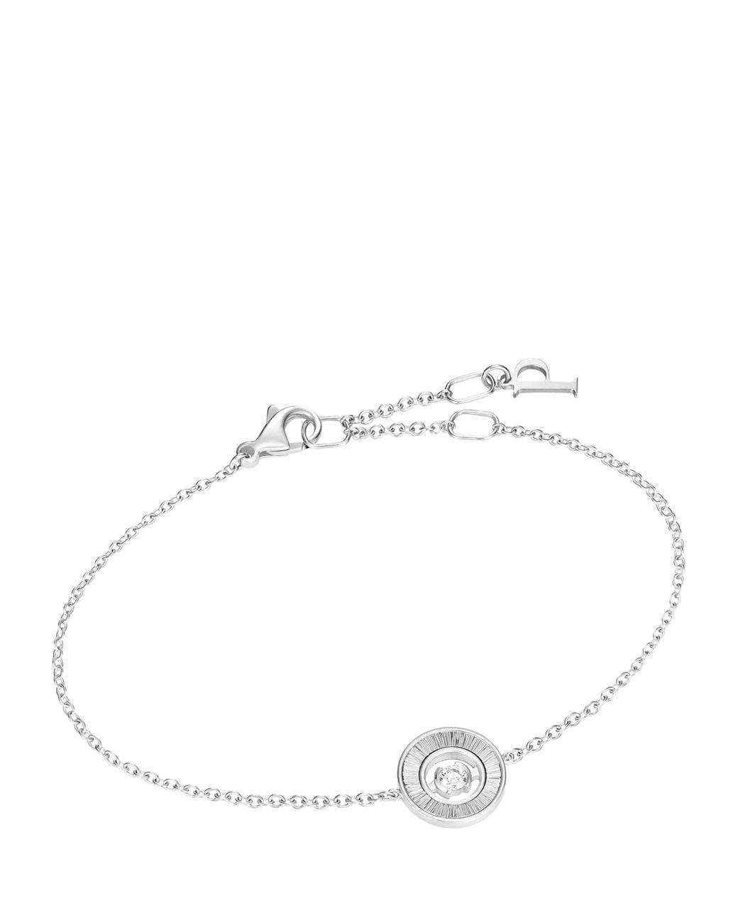 Piaget White And Diamond Décor Palace Bracelet