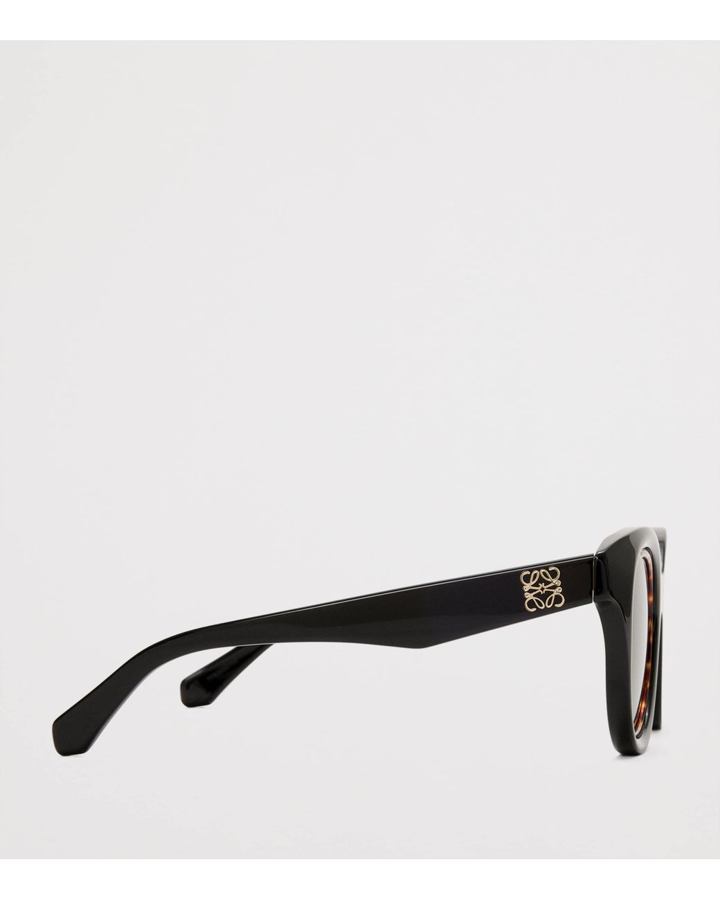 Loewe Black Mini Anagram Butterfly Sunglasses