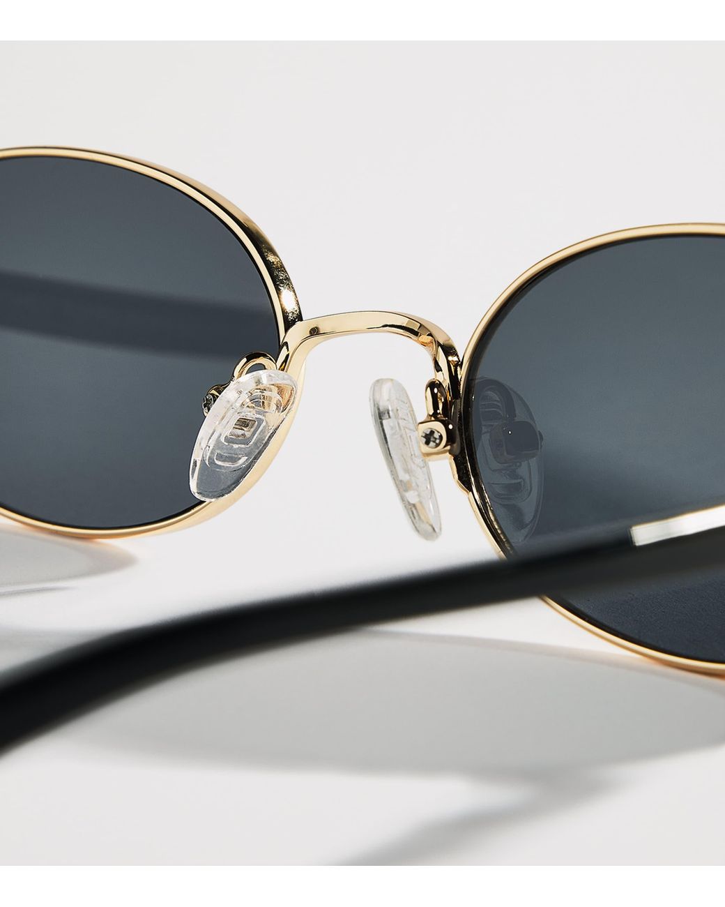Le Specs Blue Icicle Oval Sunglasses