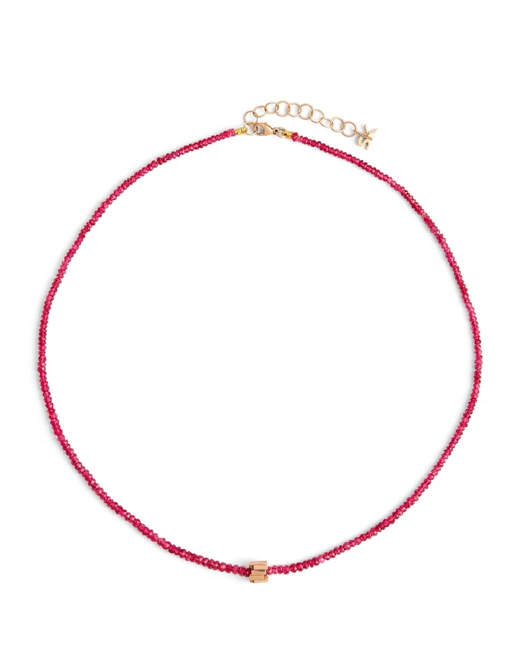 Suzanne Kalan Red And Spinel Infinite Beaded Necklace