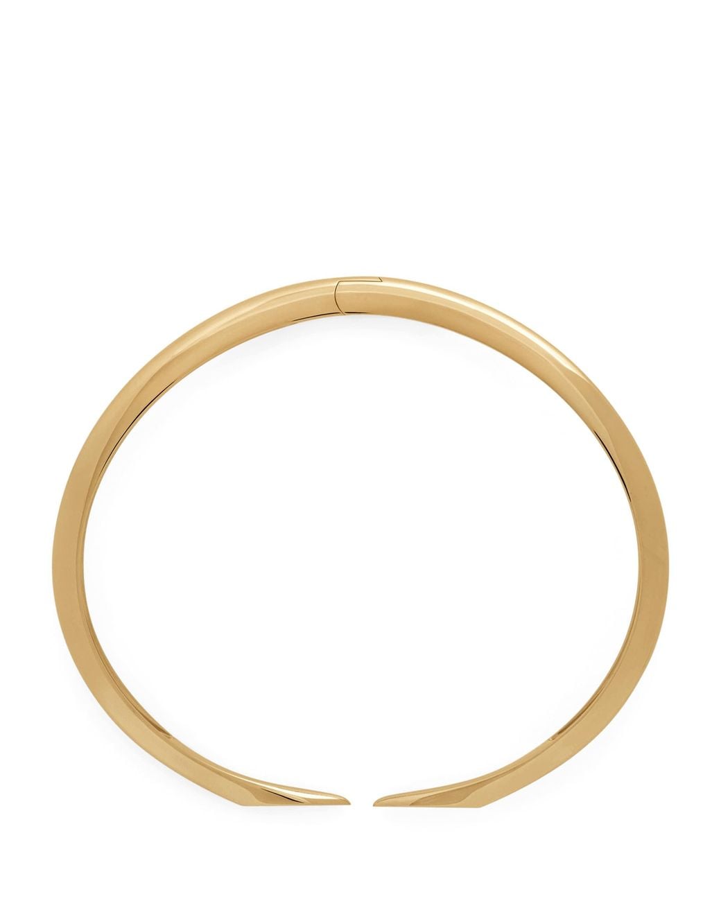 Givenchy Metallic Pinch Torque Necklace