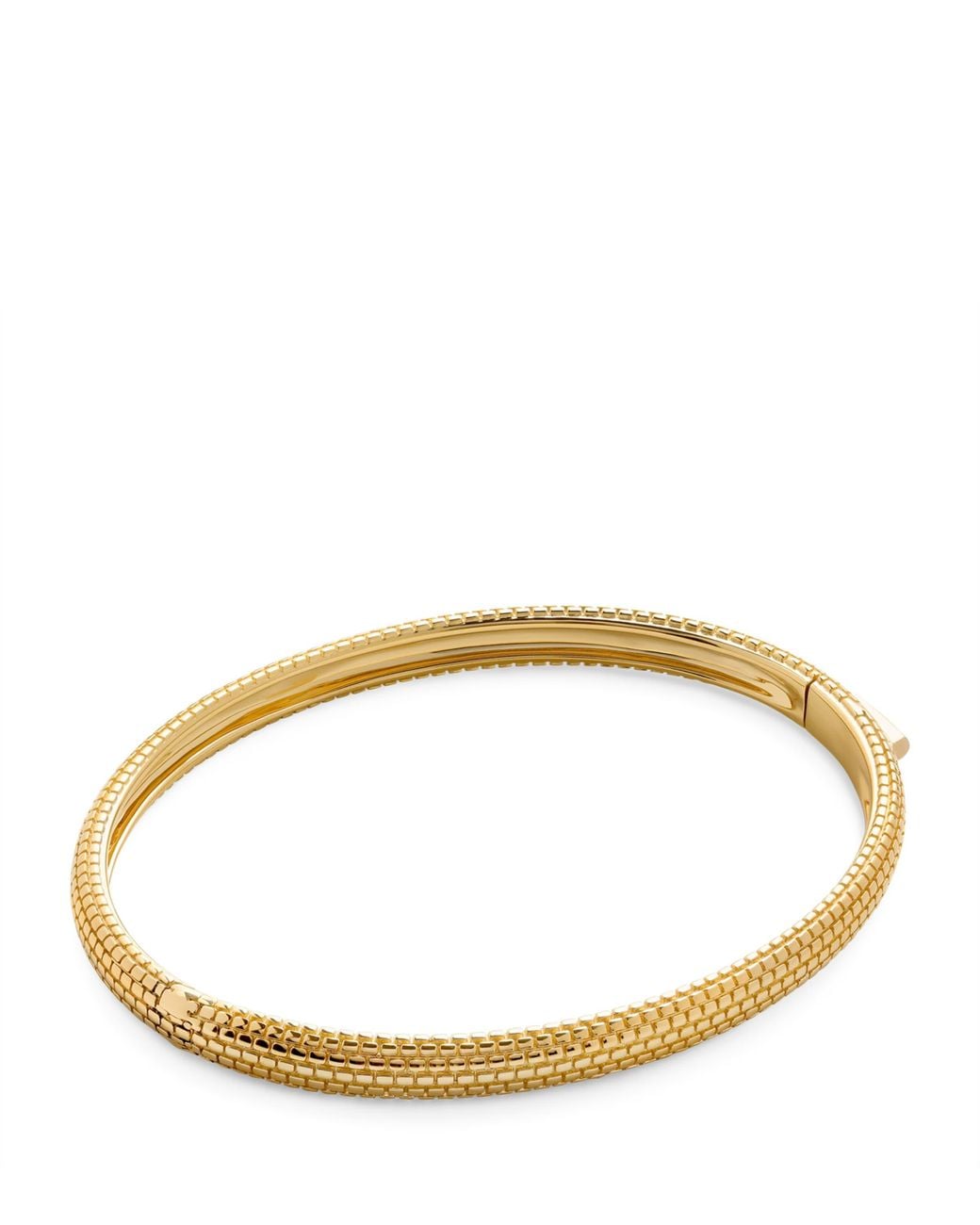 Monica Vinader Brown Vermeil Heirloom Bangle