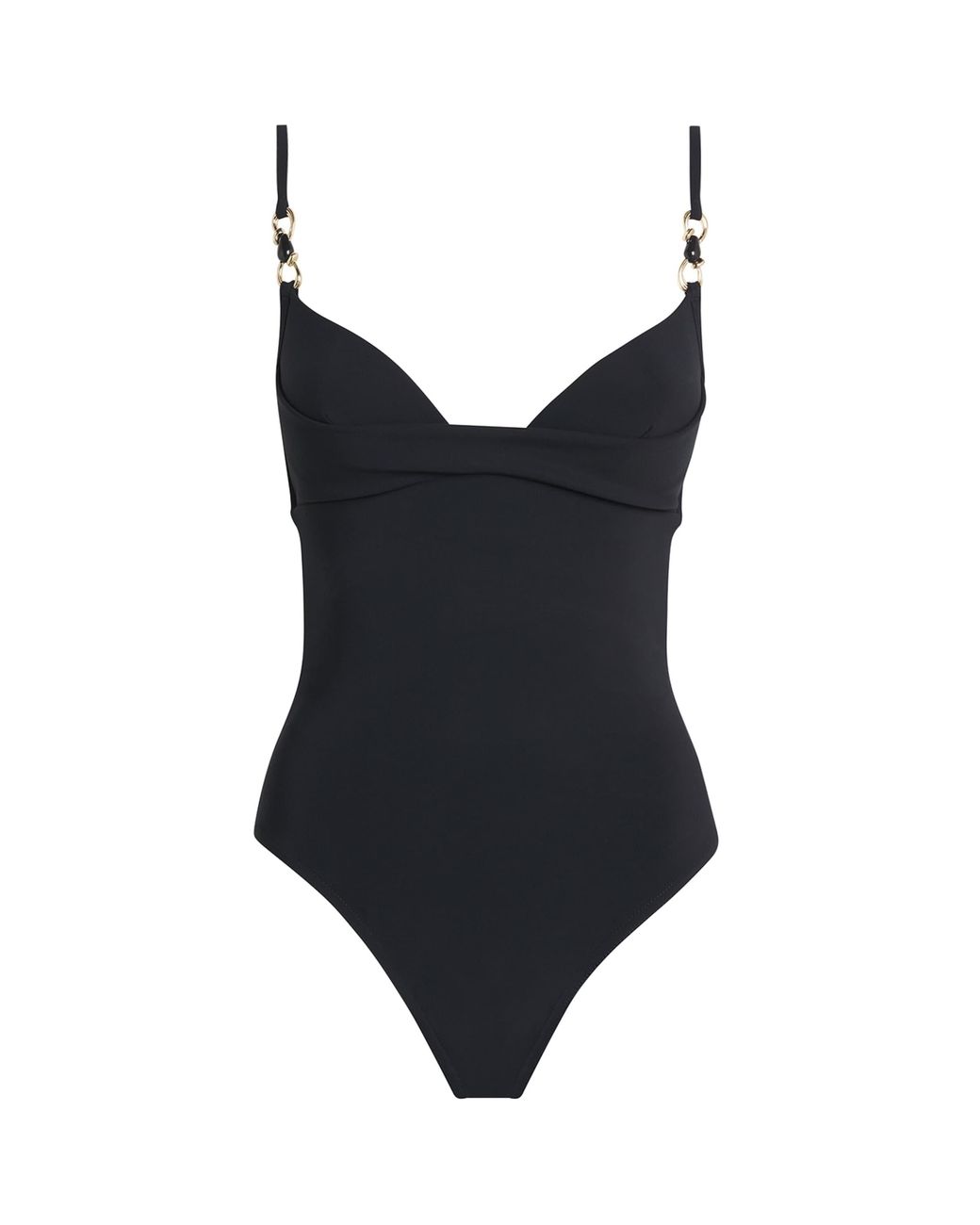 Zimmermann Black Open-Back Mahon Swimsuit