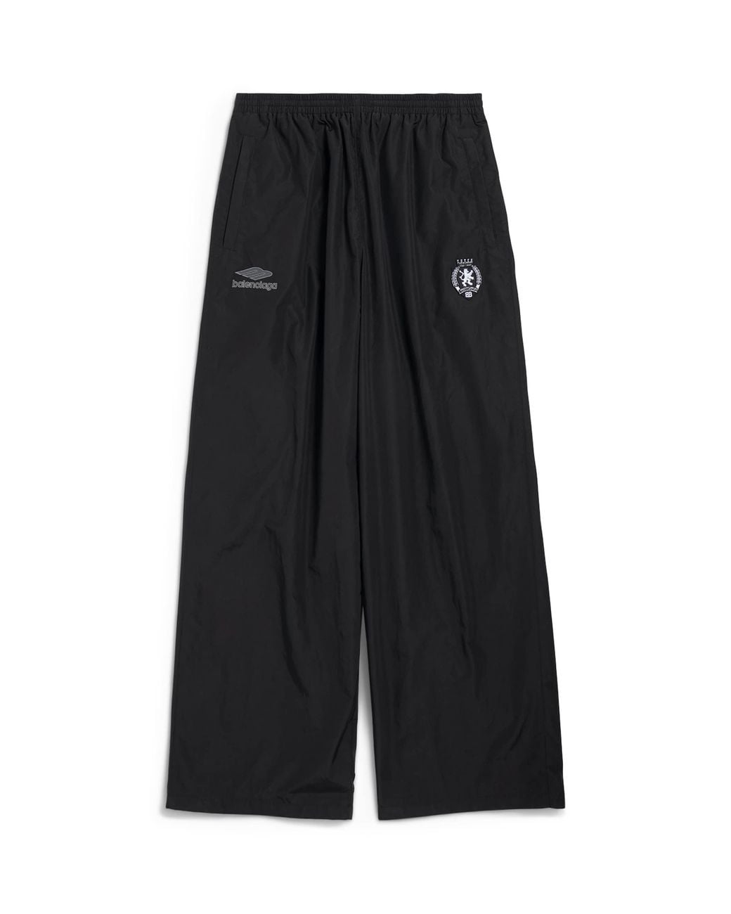 Balenciaga Black Cotton-Blend Technical Trousers for men