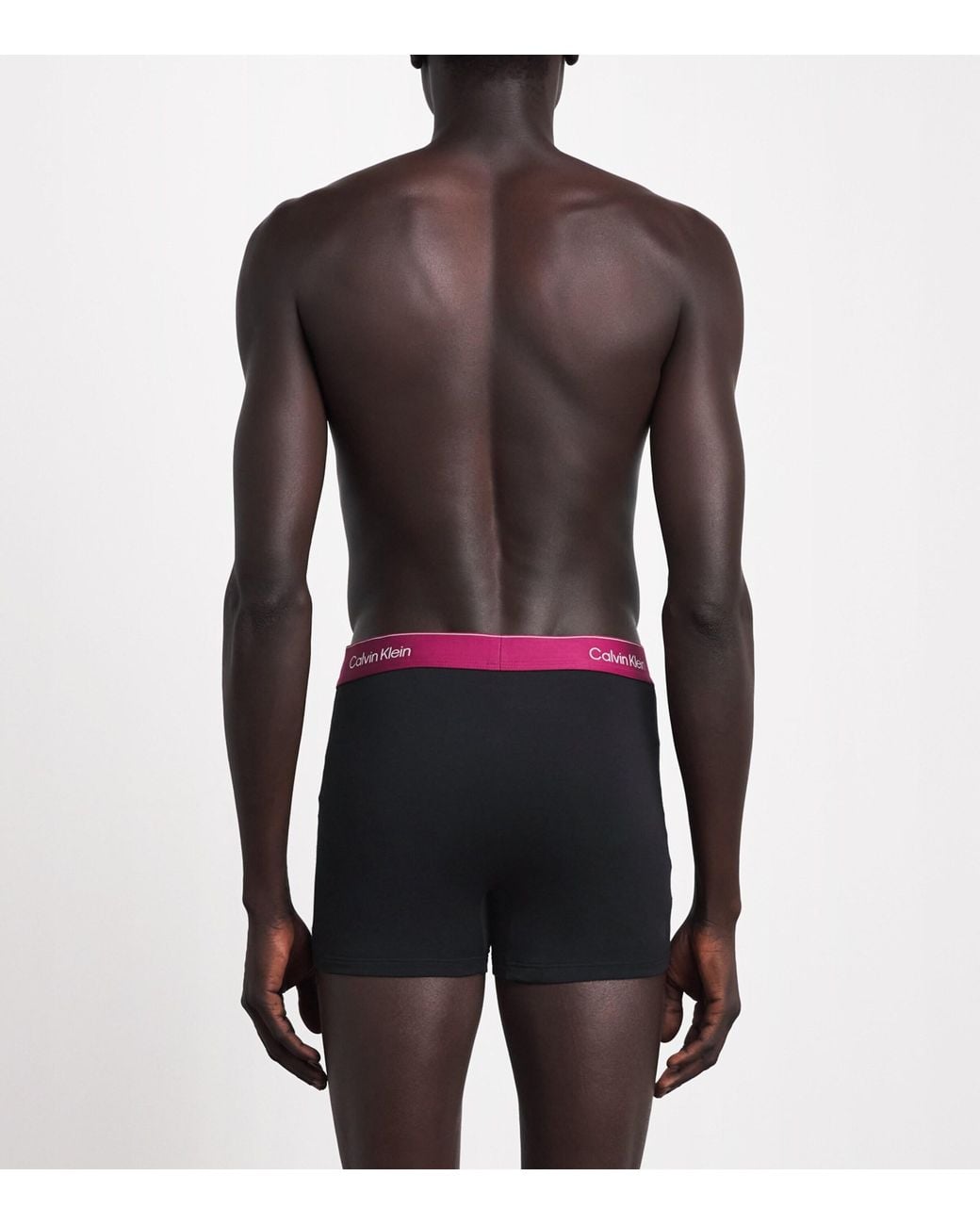 Calvin Klein Blue Stretch-Cotton Relaxed Icon Trunks for men
