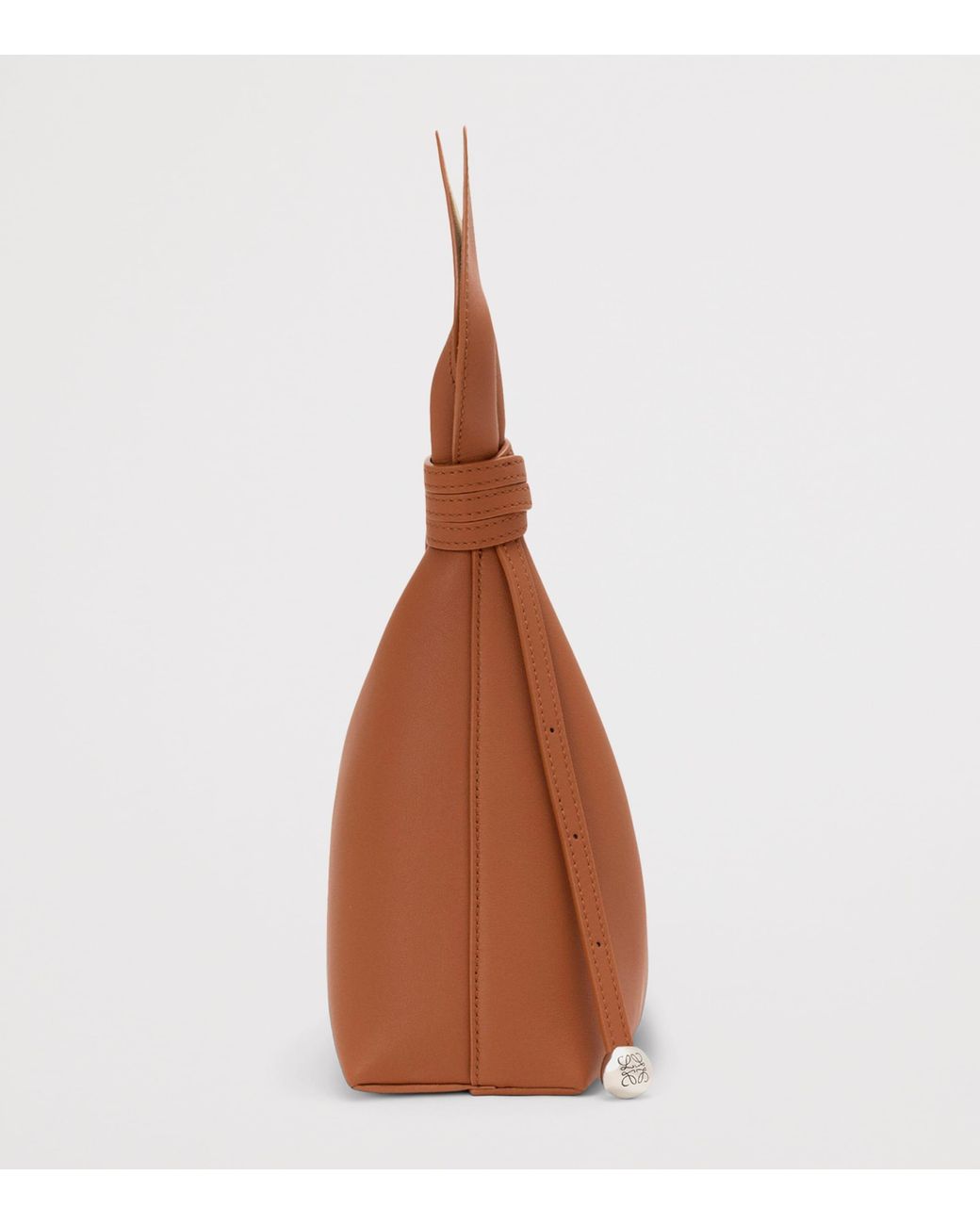 Loewe Brown Medium Leather Scarf Shoulder Bag