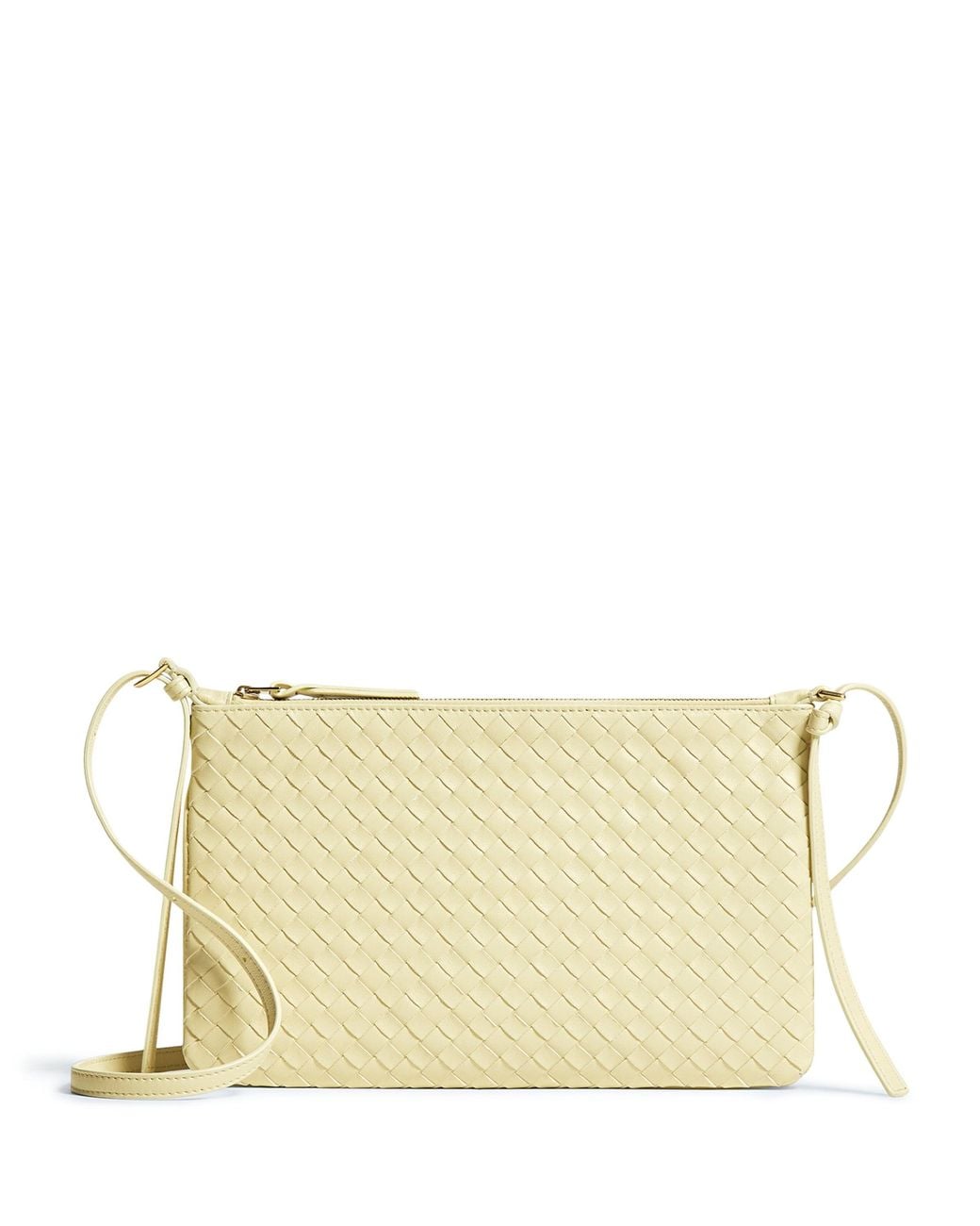 Bottega Veneta Natural Leather Gemellini Pouch