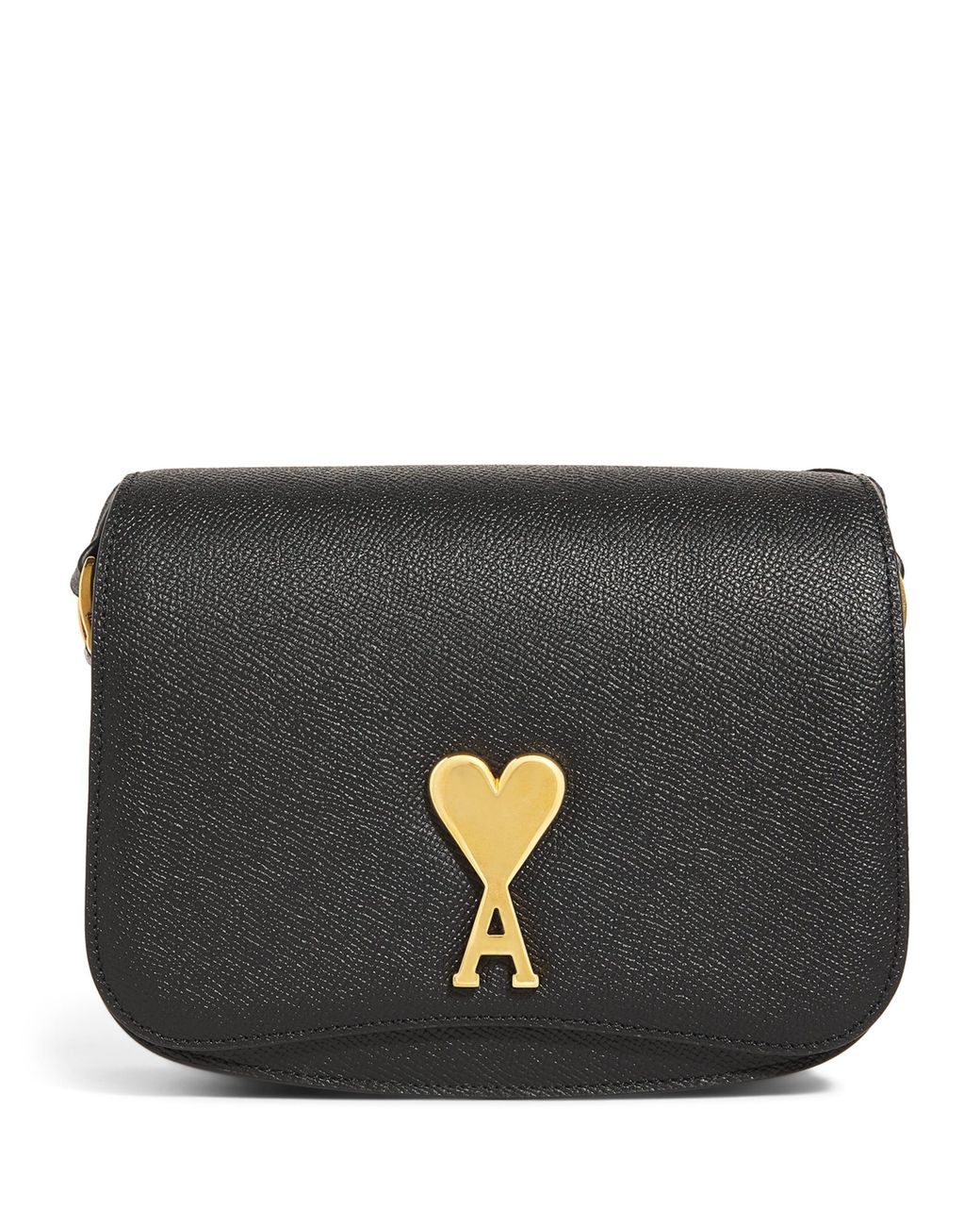 Ami Paris Leather Paris Paris Cross-Body Bag in Black for