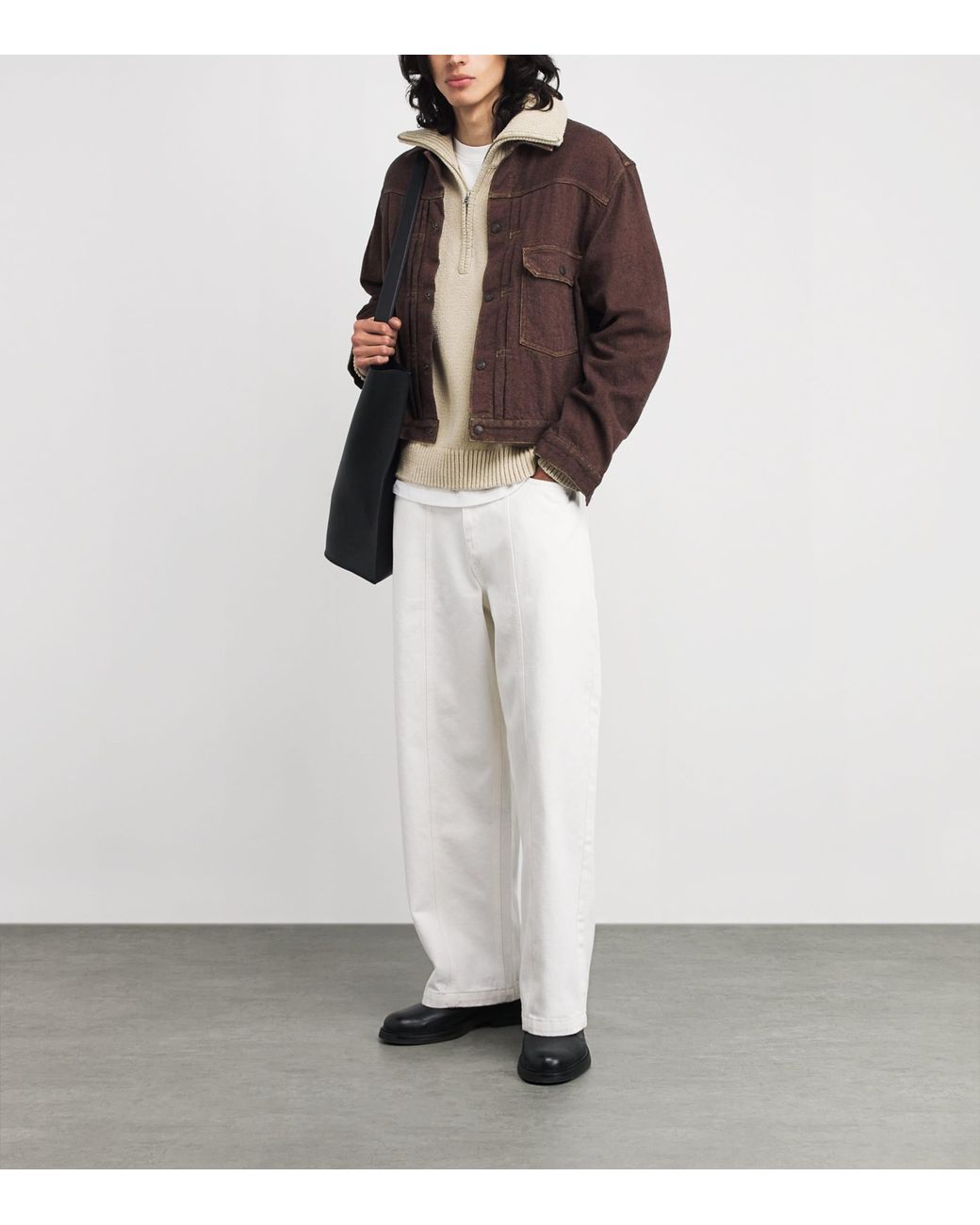 NN07 Natural Cotton Half-Zip Sweater