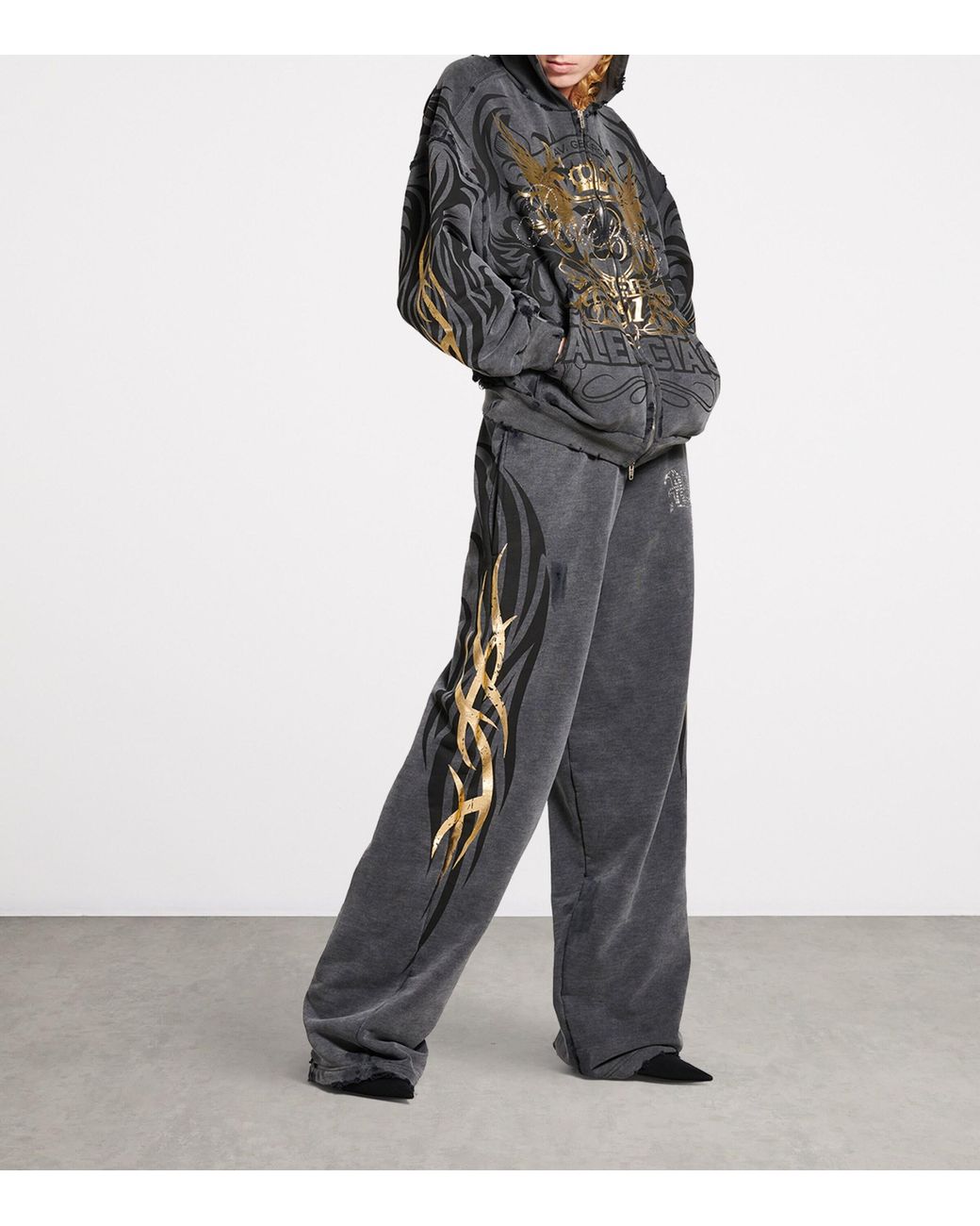 Balenciaga Tacky Zip-Up Hoodie Regular Fit for Men | Lyst